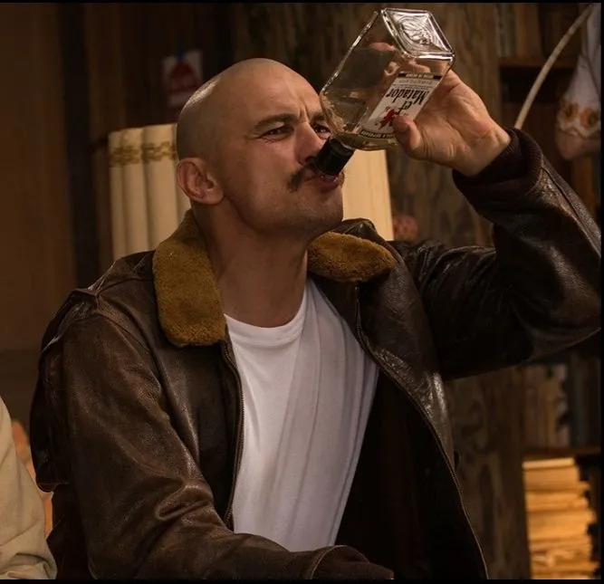 james franco zeroville Jacket - james franco Brown Leather Jacket