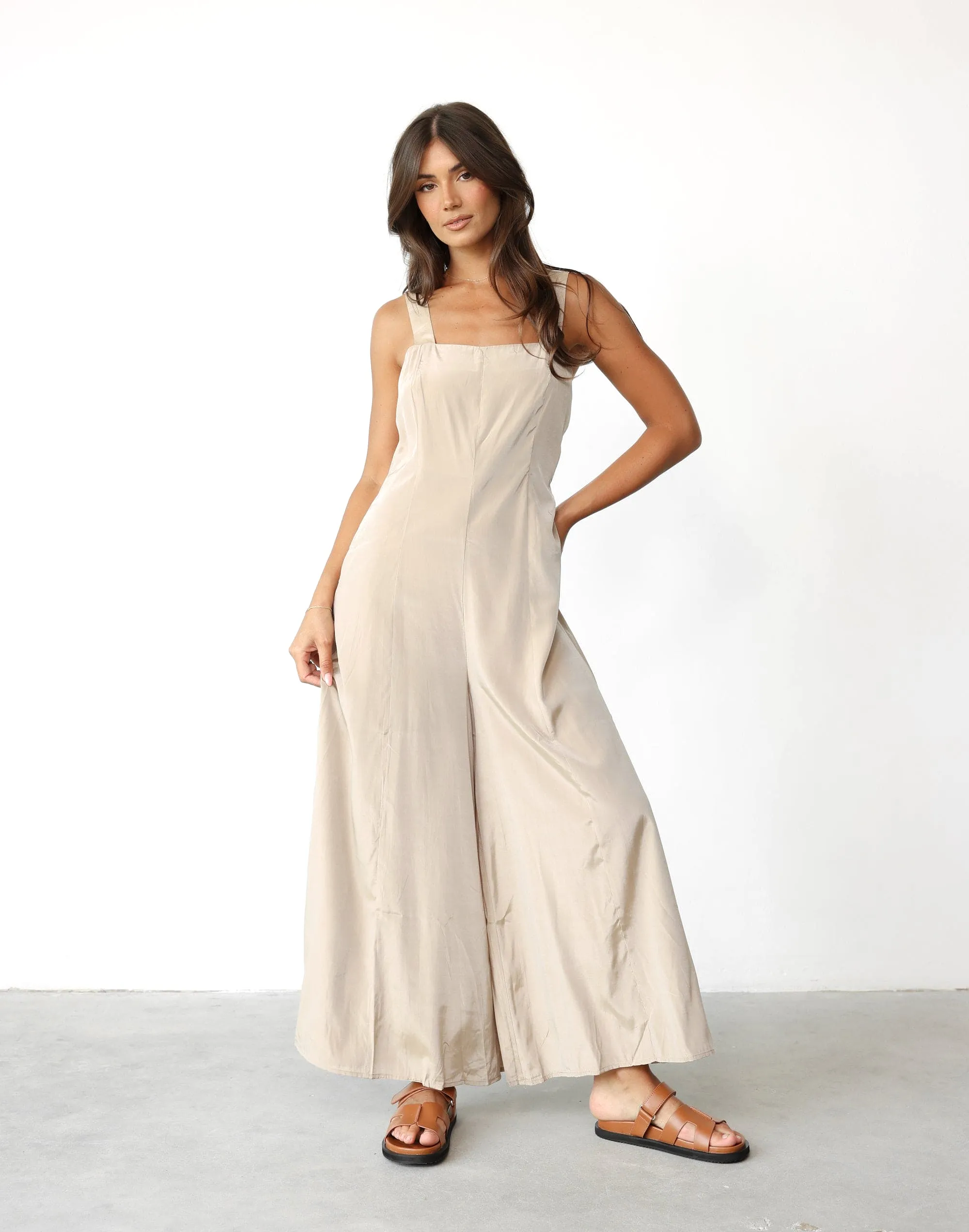 Jodi Jumpsuit (Beige)