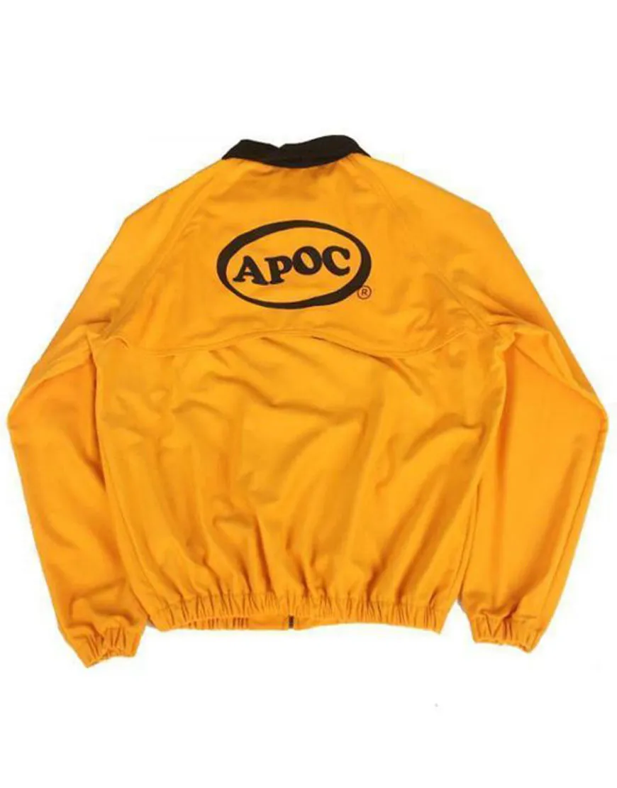 Jungkook Euphoria Apoc Jacket | Men's Yellow Bomber Jacket | 60% OFF!