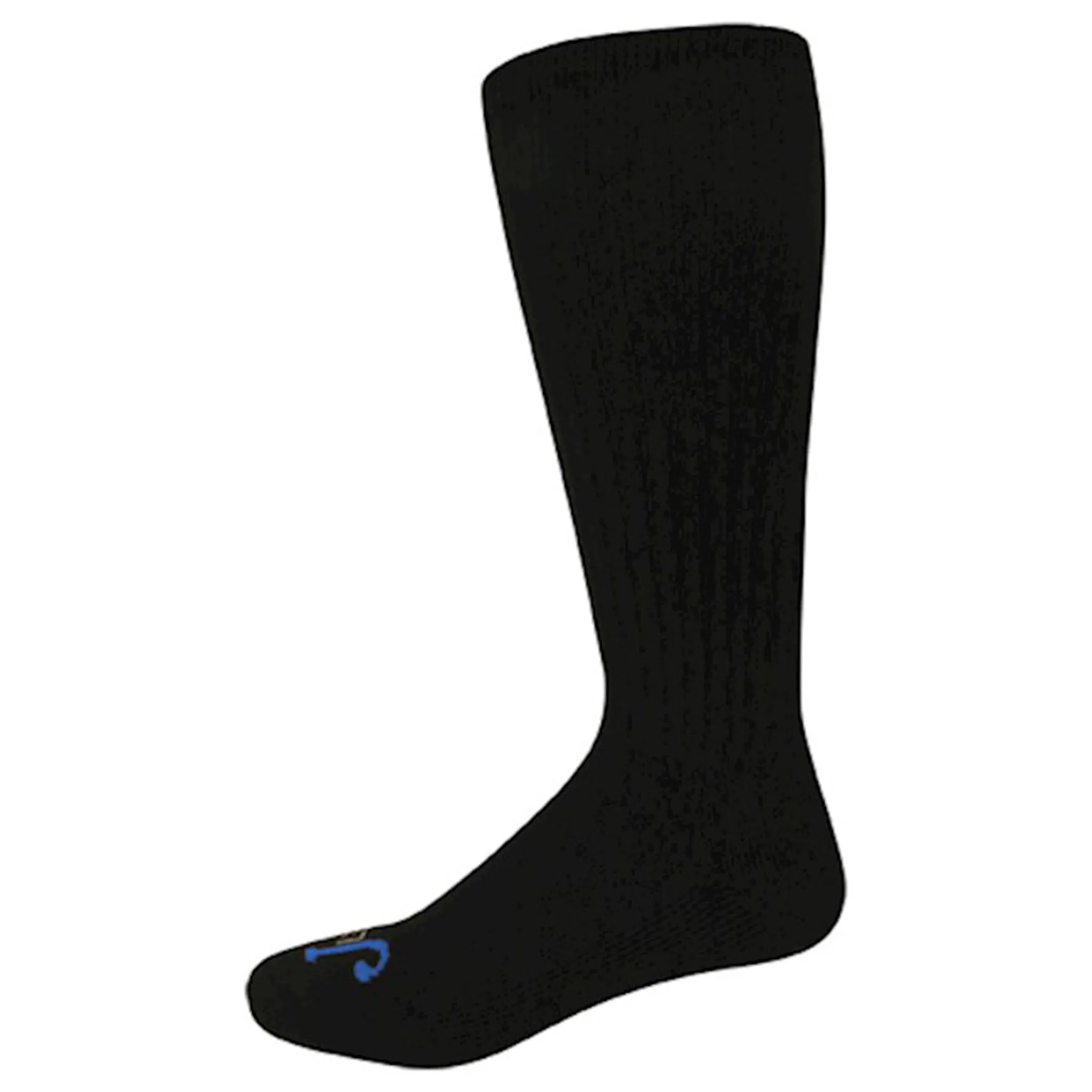 Justin Men's Black Over Calf Boot Socks