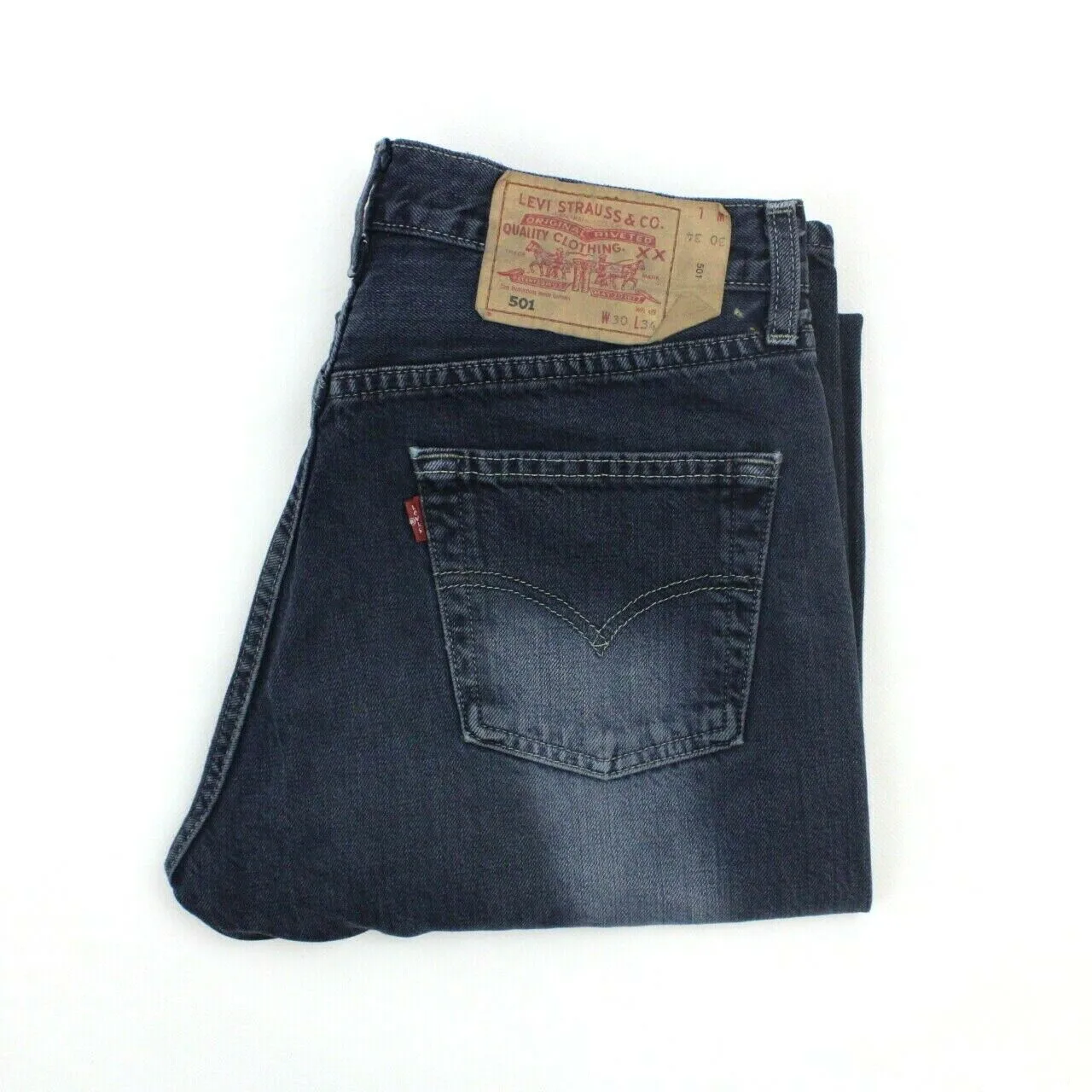 LEVIS 501 Jeans Black Charcoal | W30 L34