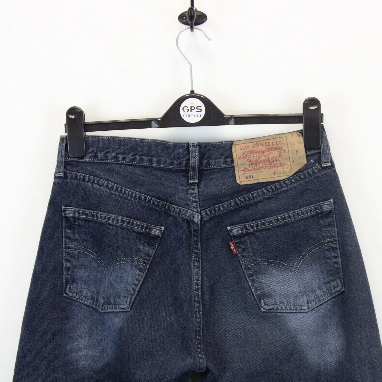 LEVIS 501 Jeans Black Charcoal | W30 L34