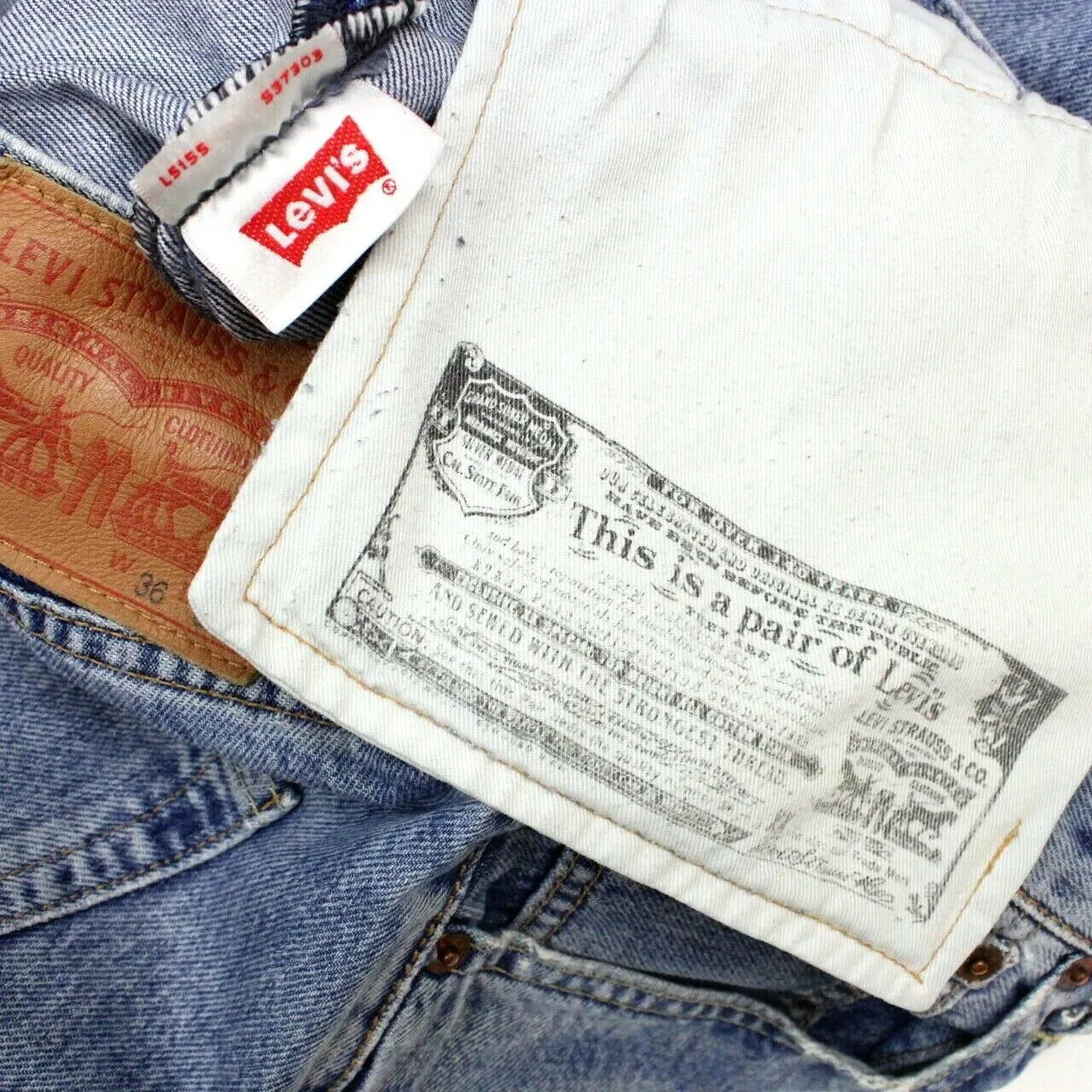 LEVIS 501 Jeans Light Blue | W36 L34