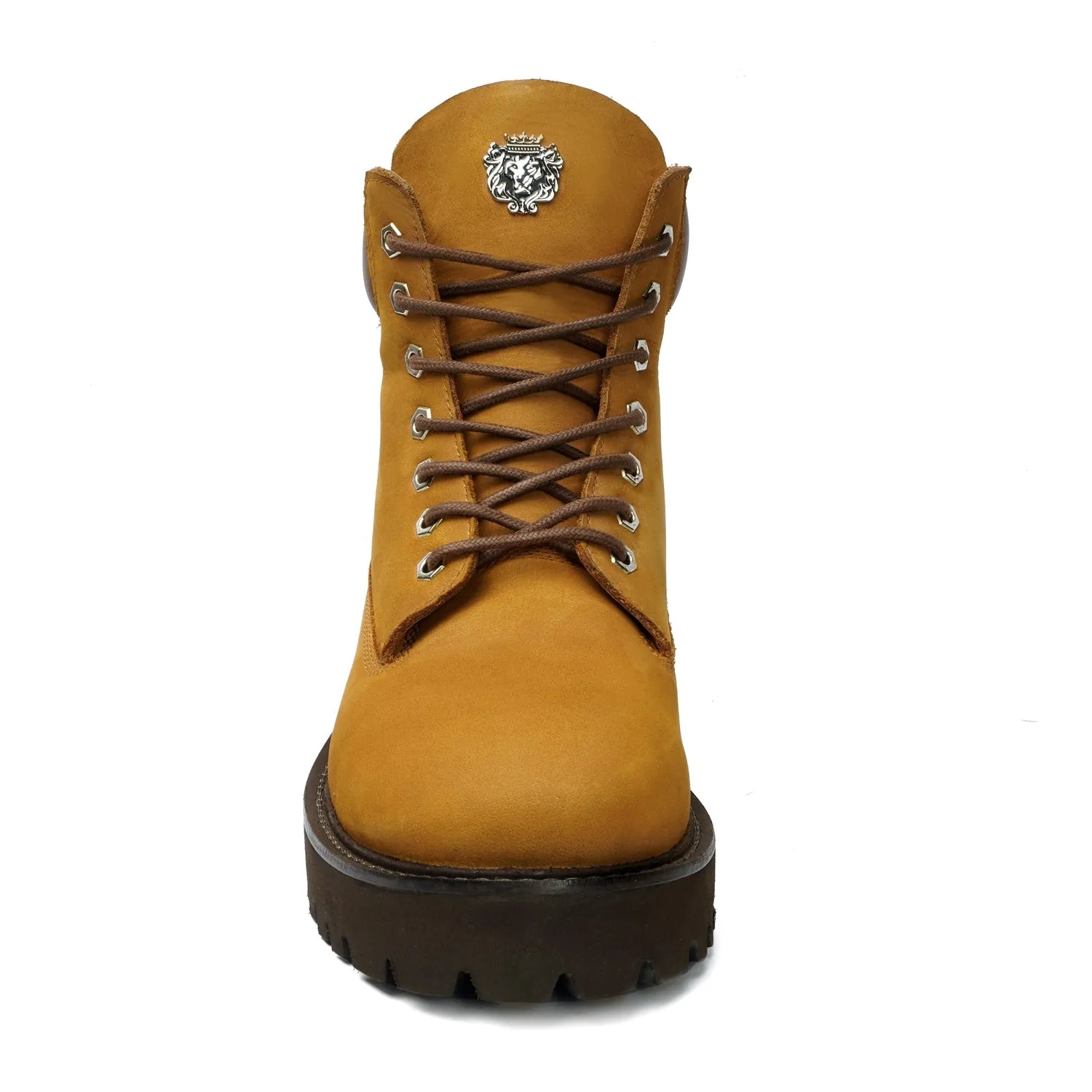 Light-Weight Mustard-tan Chunky Boot