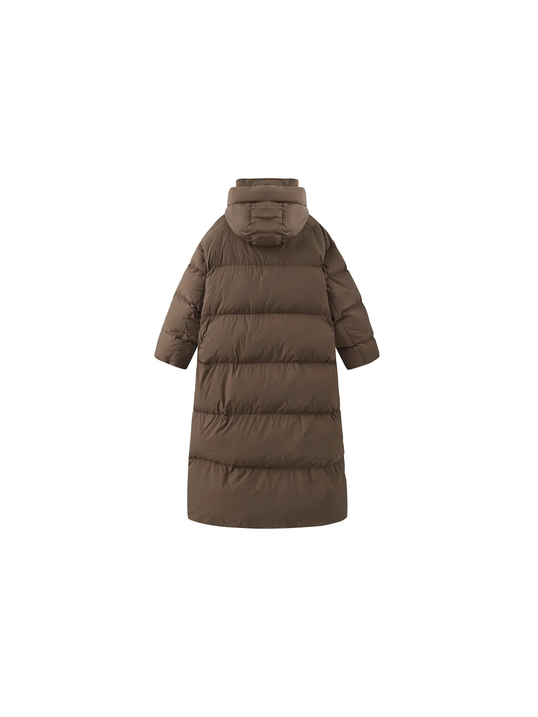 Long A-line Down Coat