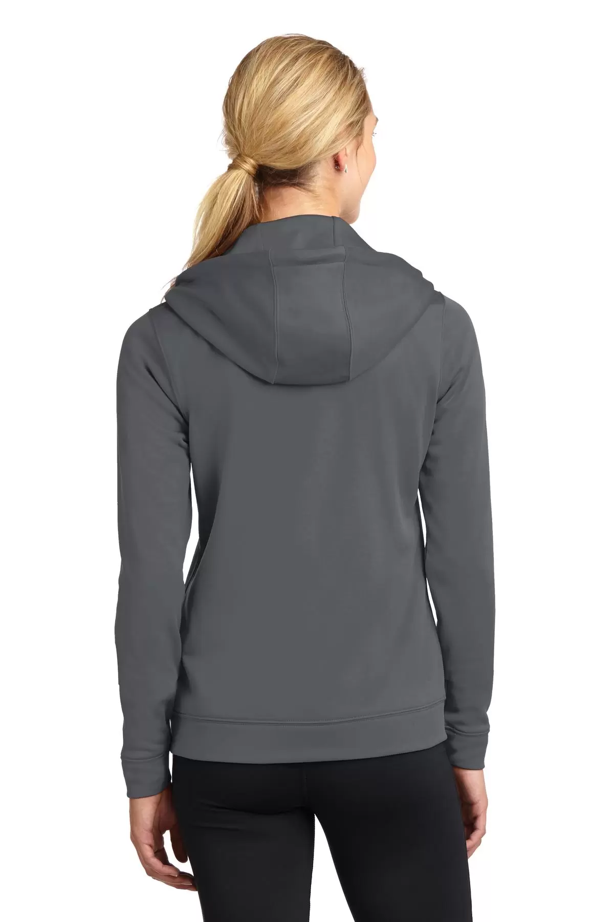 LST238 Sport-Tek® Ladies Sport-Wick® Fleece Full-Zip Hooded Jacket SKU: LST238