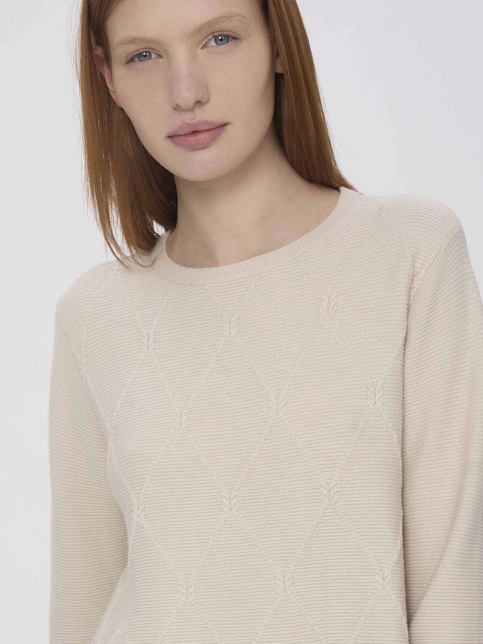 Maglia girocollo in filato Super Soft  - Nugget