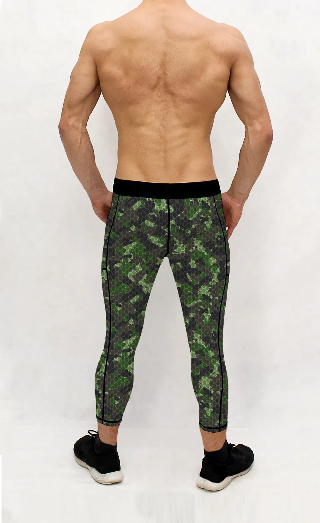 Men's Army Hex Camo Tights