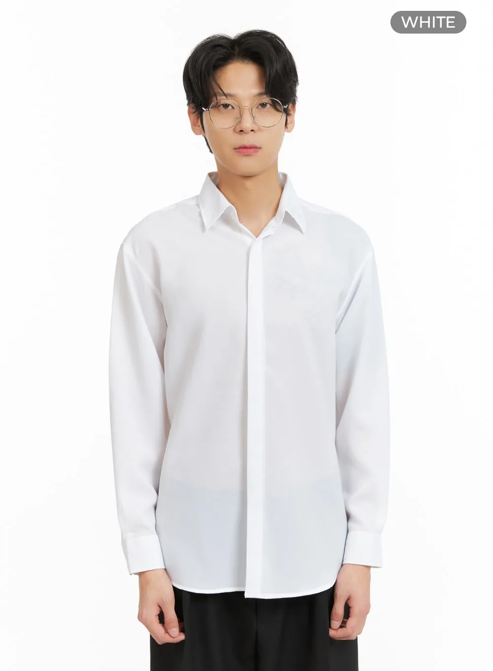 Men's Buttoned Collar Shirt IA402