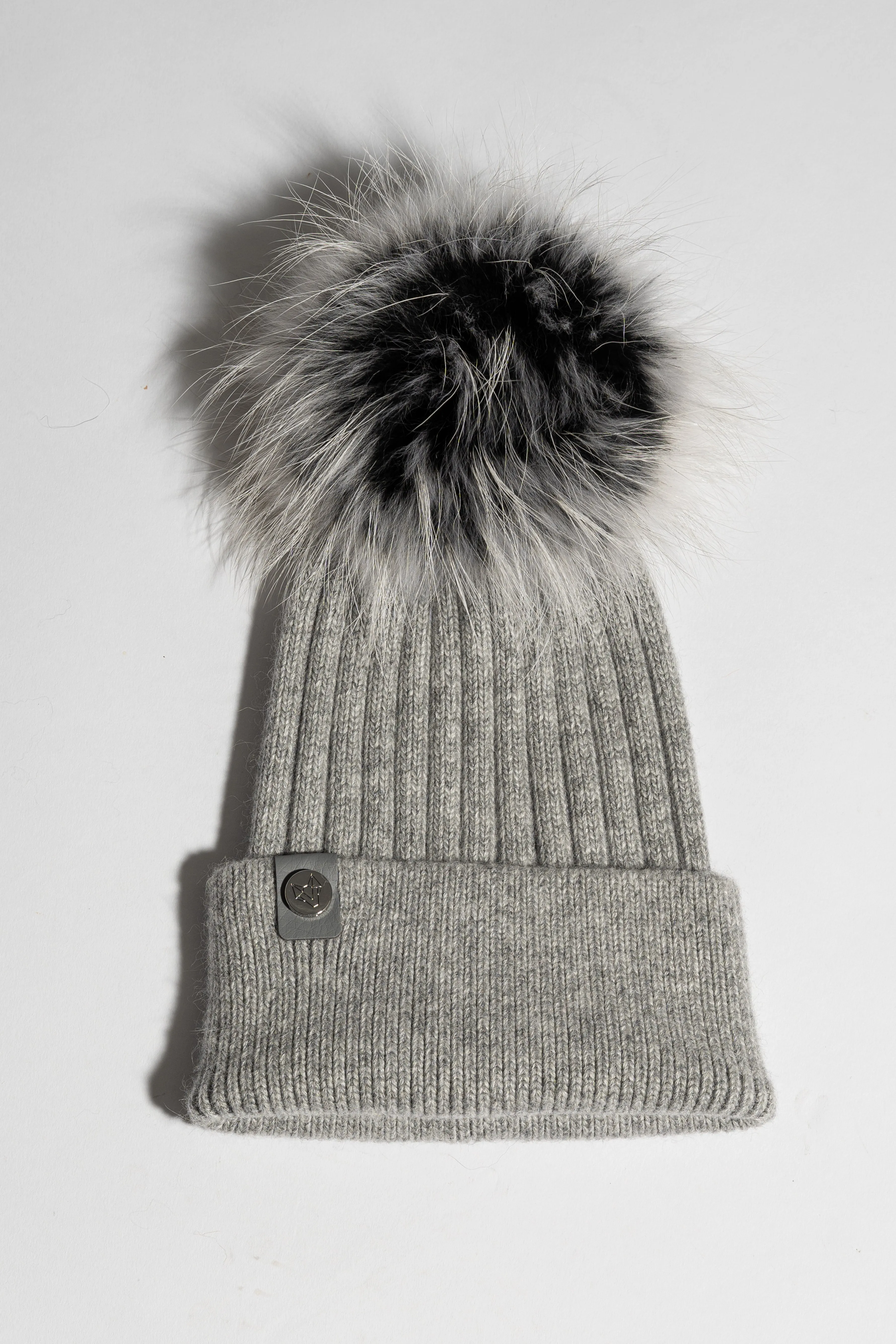 Mens Harley Pom Pom Hat - Grey