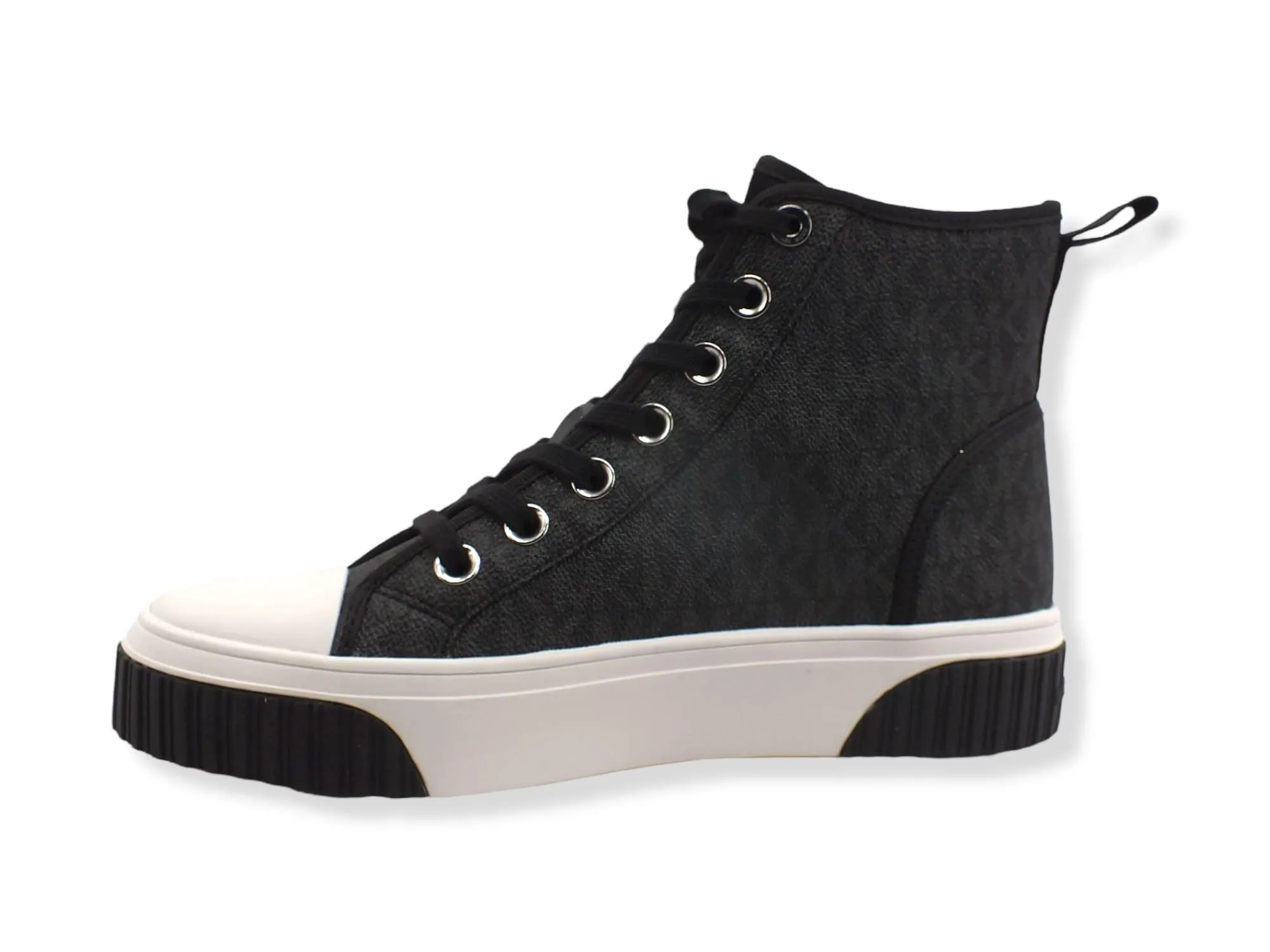 MICHAEL KORS Gertie Hi Top Semi Lux Sneaker Donna Black 43R2GTFE6B