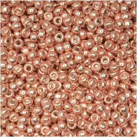 Miyuki Boncuk, MiyukiRoundBeads11/0-1072L Galvanized Light Beige