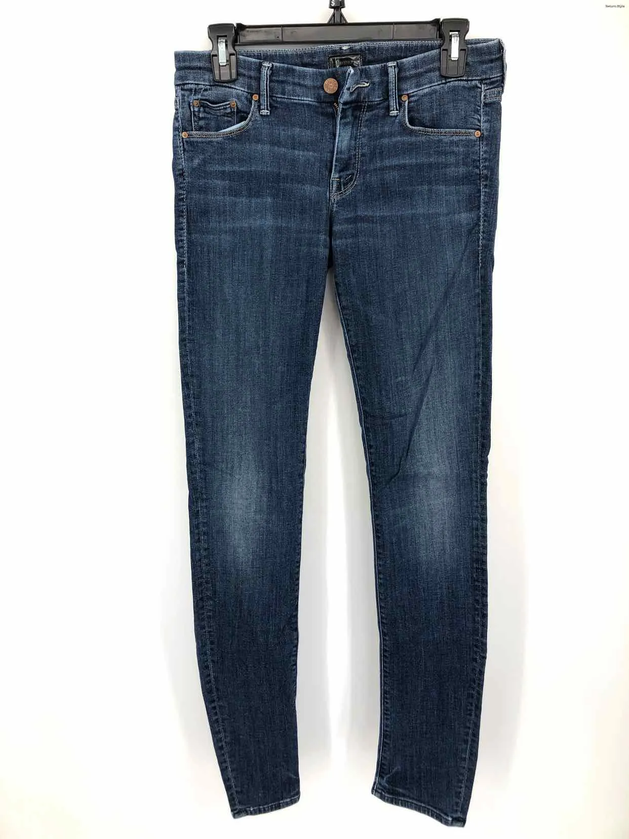 MOTHER Dk Blue Denim Skinny Size 28 (S) Jeans