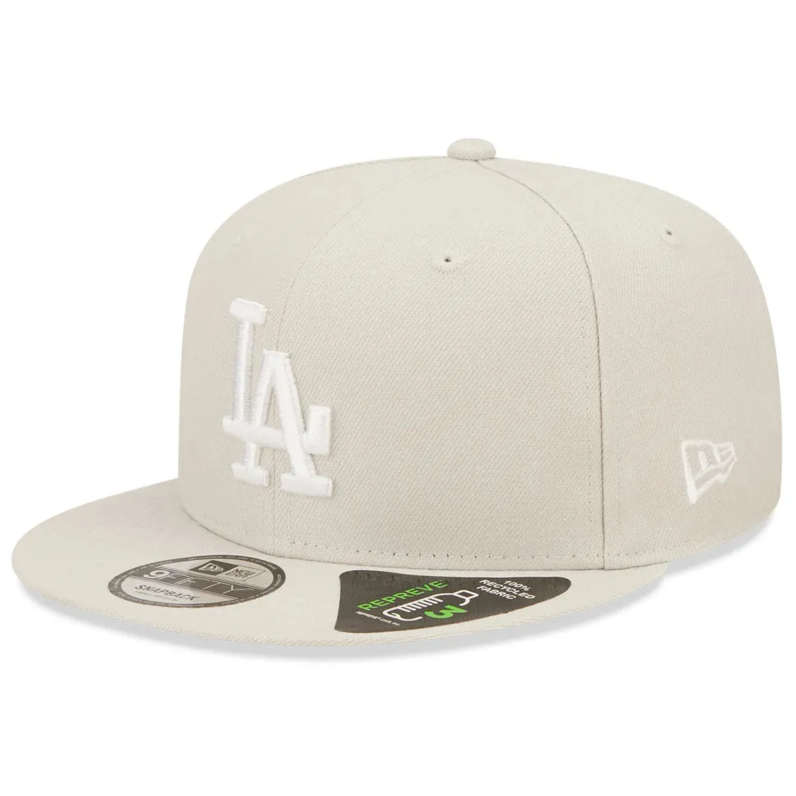 NEW ERA 9FIFTY REPREVE LOS ANGELES DODGERS LIGHT BEIGE SNAPBACK