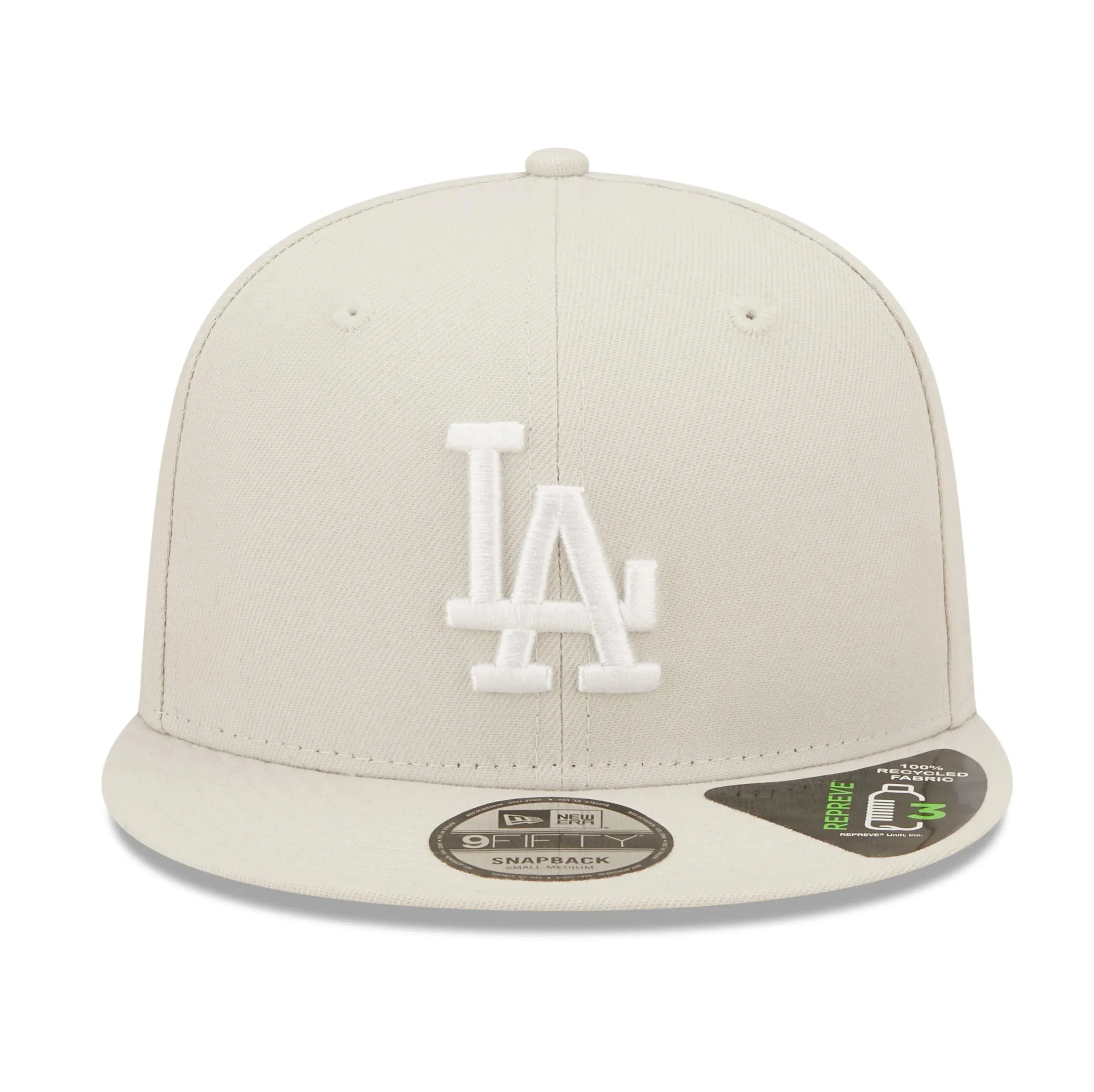 NEW ERA 9FIFTY REPREVE LOS ANGELES DODGERS LIGHT BEIGE SNAPBACK