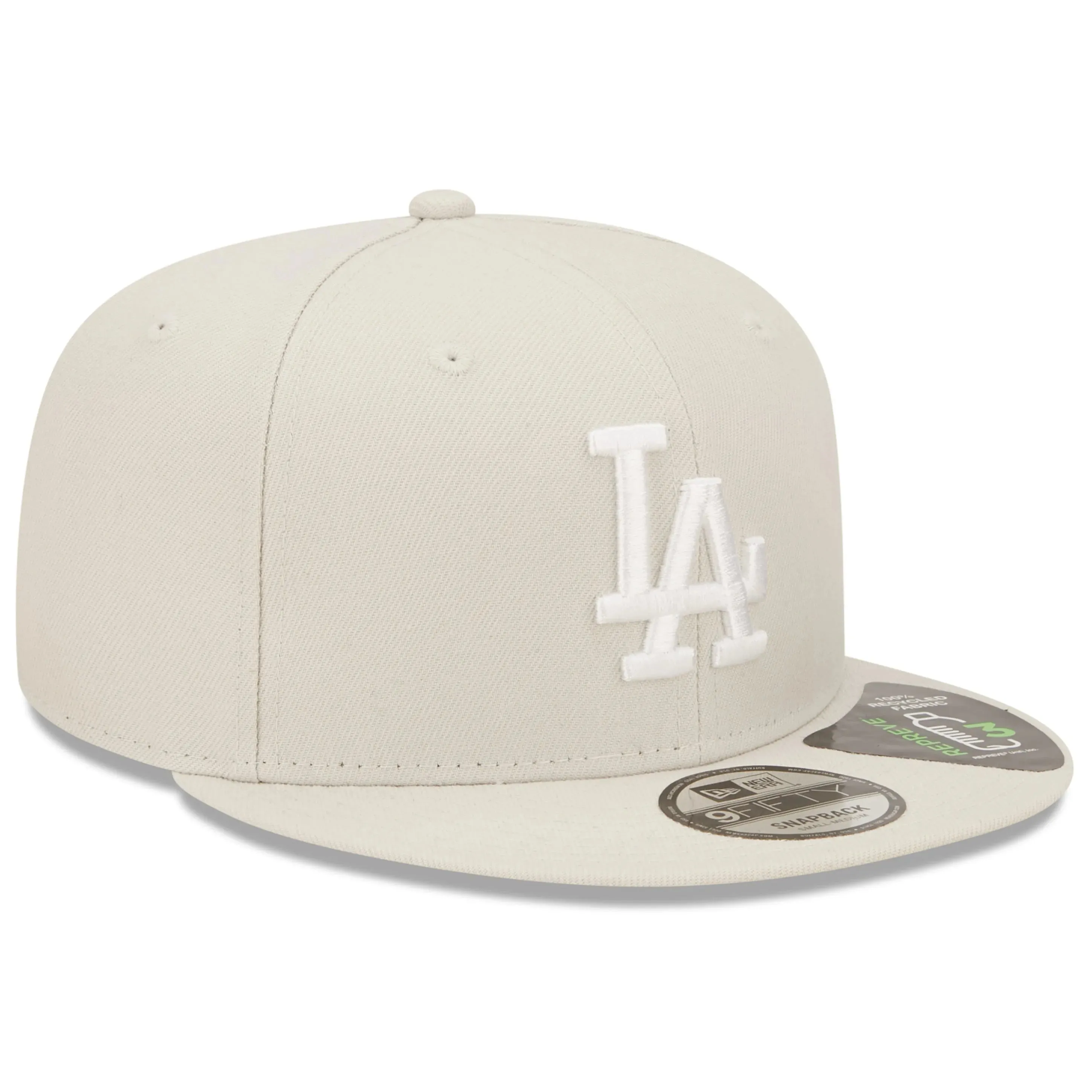 NEW ERA 9FIFTY REPREVE LOS ANGELES DODGERS LIGHT BEIGE SNAPBACK