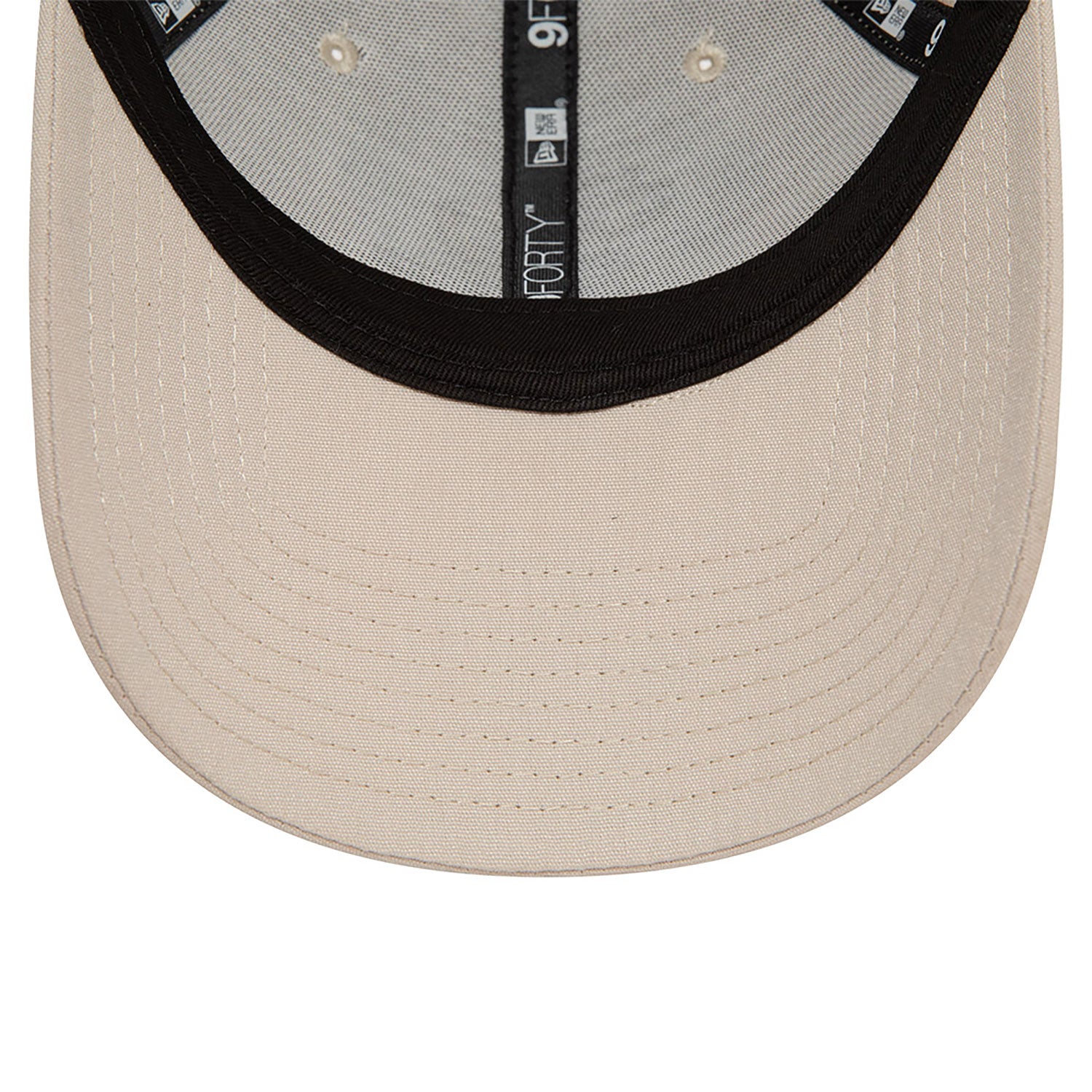 NEW ERA Basketball Pizza Repreve Light Beige 9FORTY Adjustable Cap