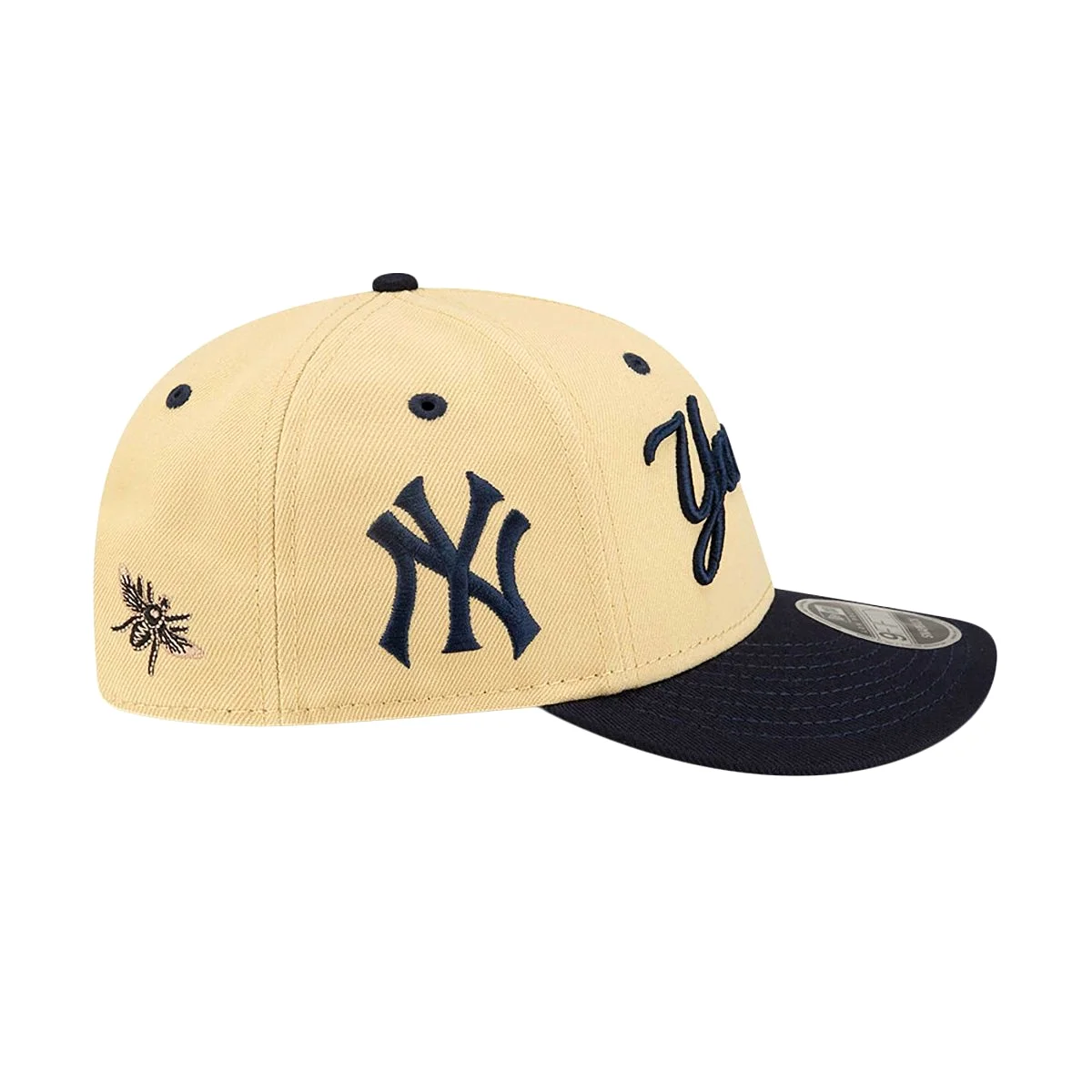 New Era X Felt New York Yankees Low Profile 9FIFTY Snapback Light Beige