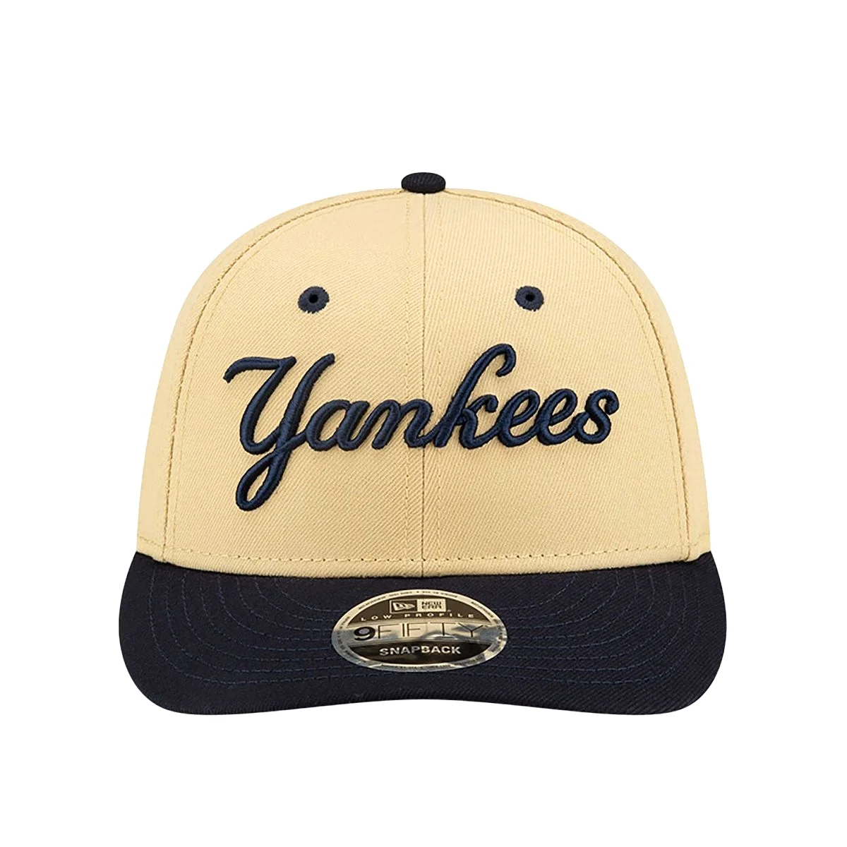 New Era X Felt New York Yankees Low Profile 9FIFTY Snapback Light Beige