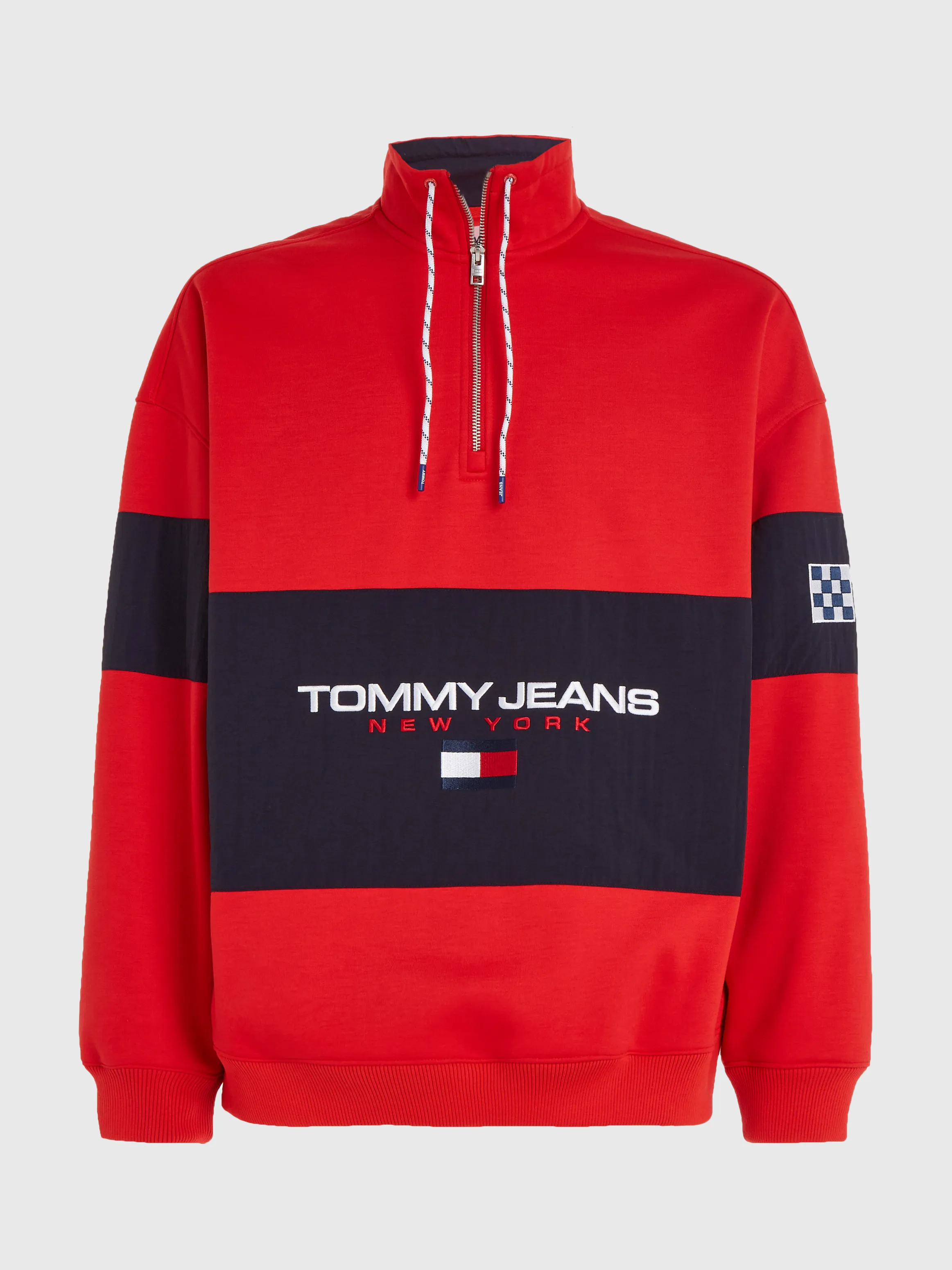 Oversized Half-Zip Fleece Sweatshirt | Sweatshirts & Hoodies | Tommy Jeans