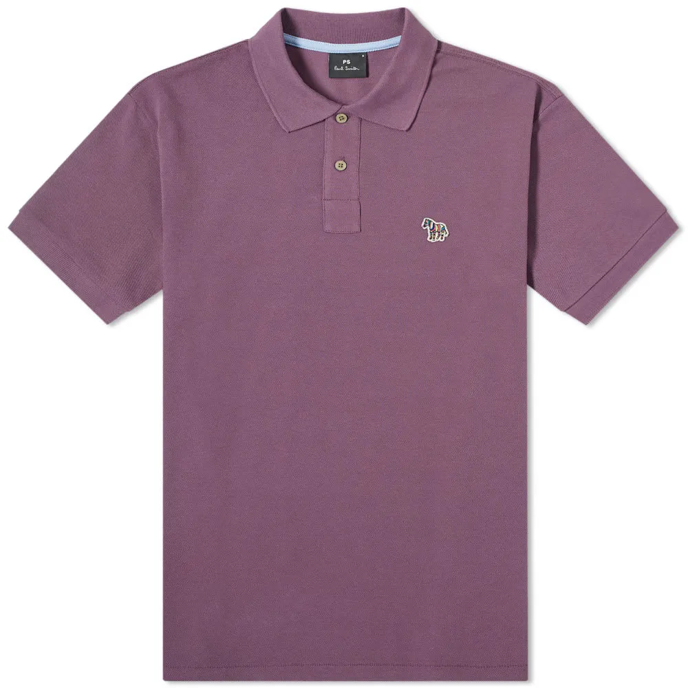 Paul Smith Regular Fit Zebra PoloPlum