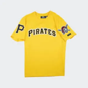 PRO STANDARD Pittsburgh Pirates Tackle Twill Sj Tee (LPP136162)-YELLOW