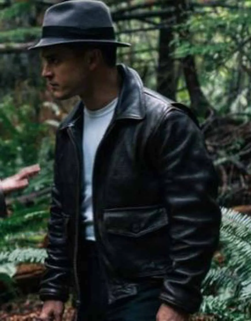 Project Blue Book S02 Michael Malarkey Leather Jacket