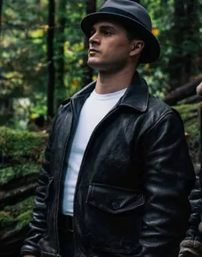 Project Blue Book S02 Michael Malarkey Leather Jacket