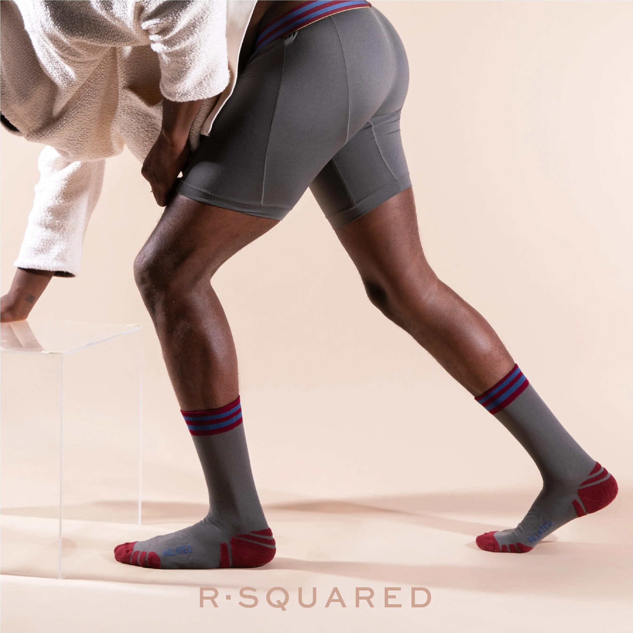 R-Squared Ath-Leisure Sock