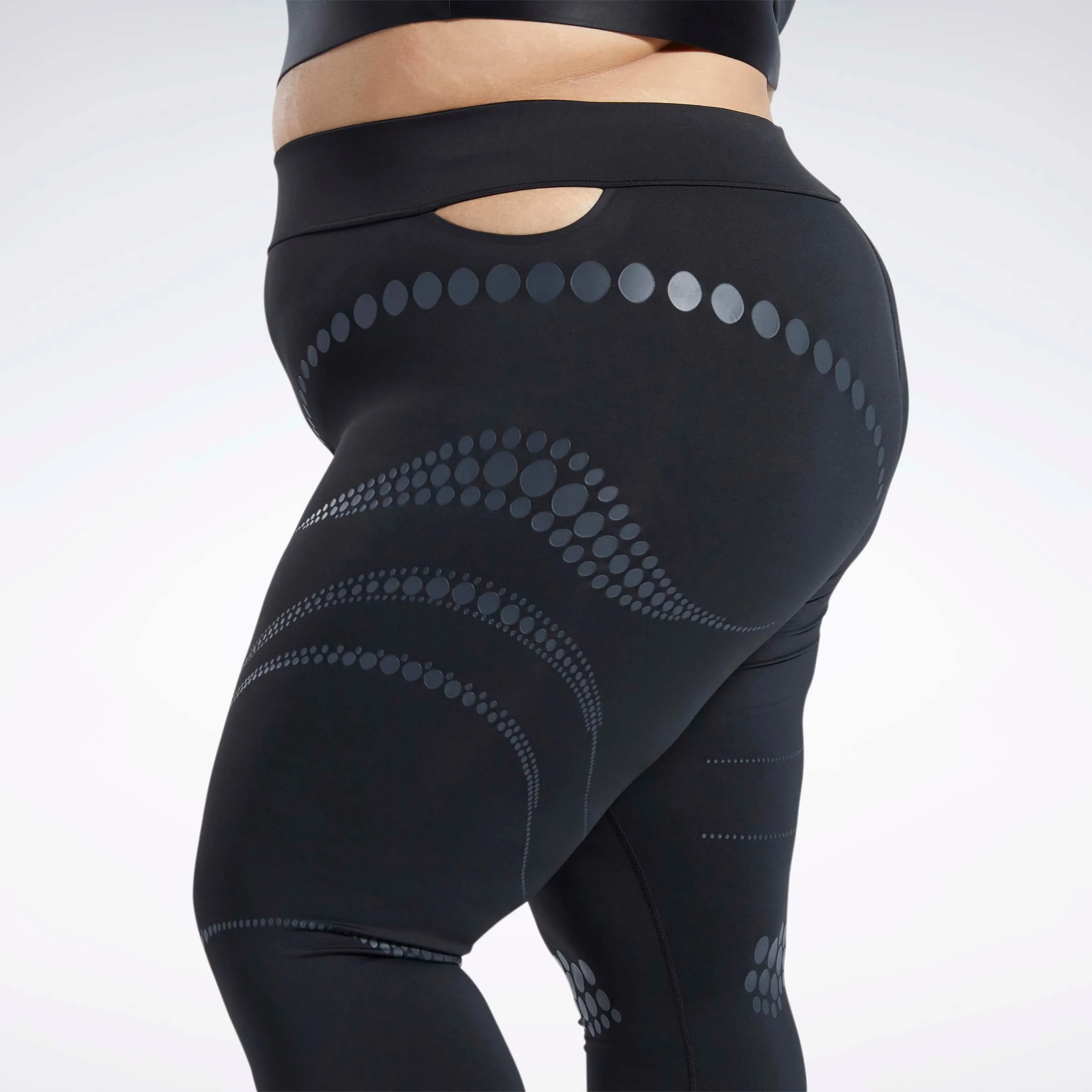 Reebok Cardi B Leggings (plus Size) Black