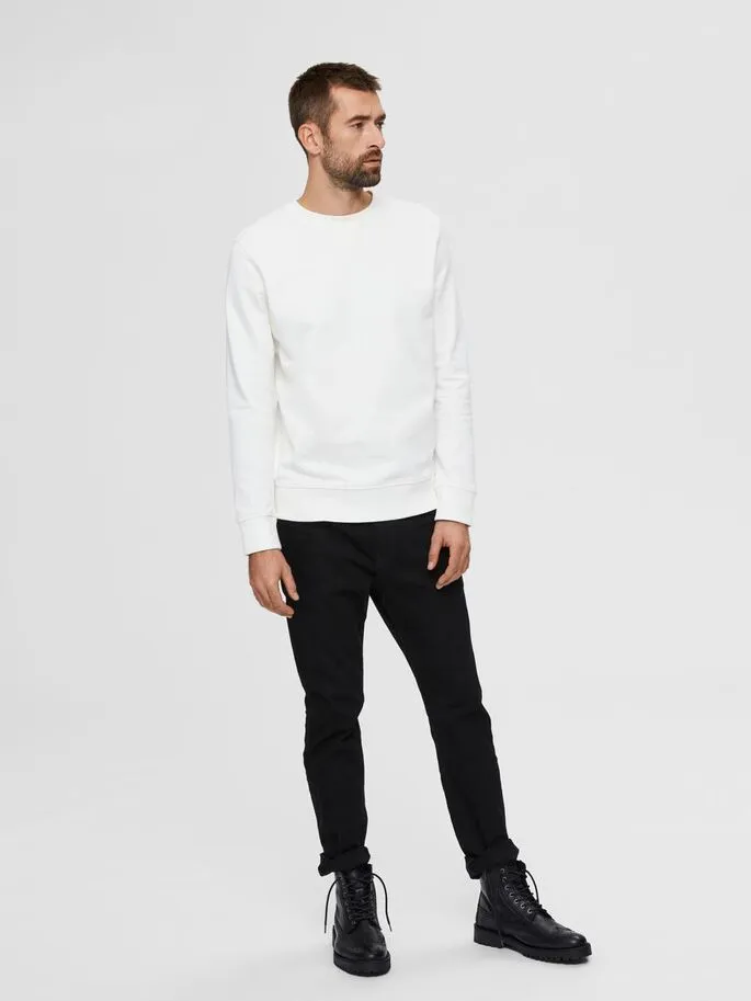 Selected Homme REGULAR FIT ORGANIC COTTON 340G - SWEATSHIRT