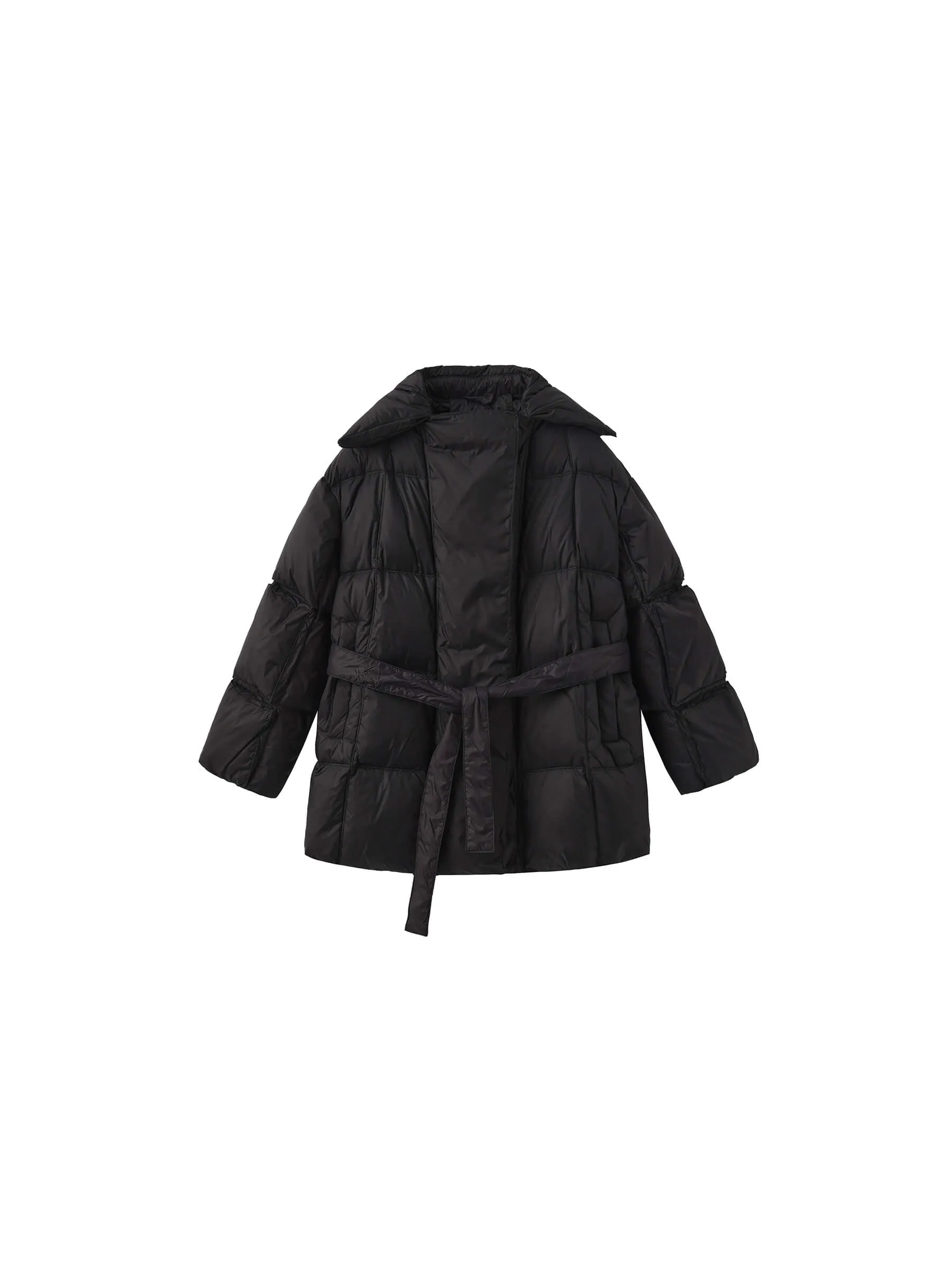 Short Boxy Down Coat