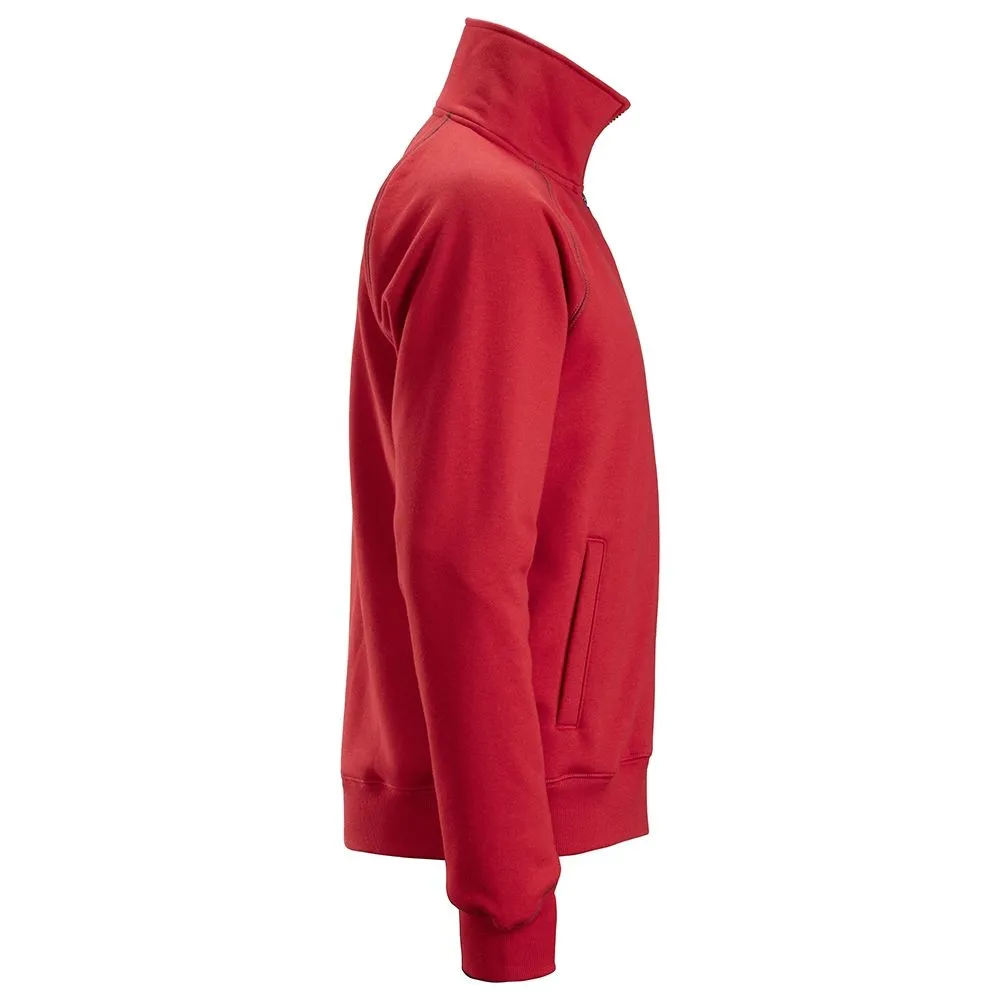 Snickers 2886 AllroundWork, Full Zip Sweatshirt Jacket - Chili Red