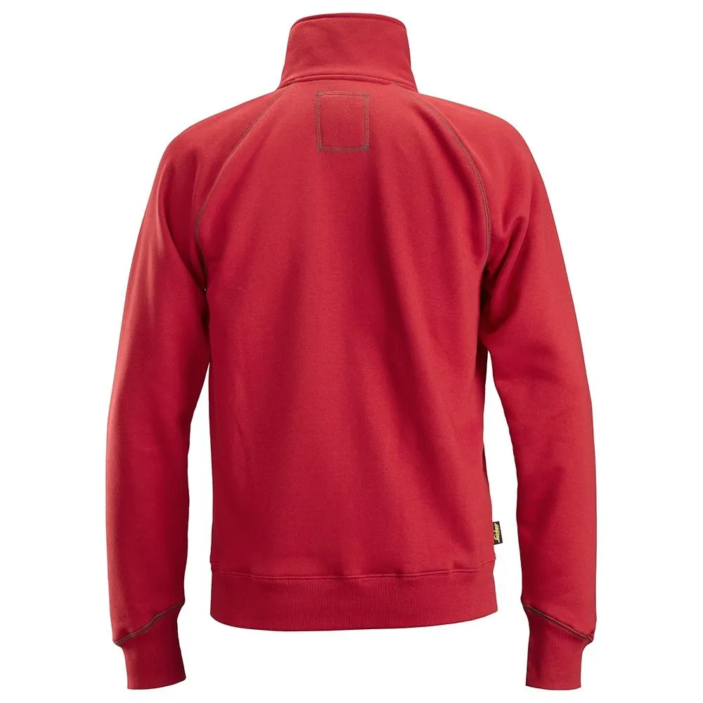 Snickers 2886 AllroundWork, Full Zip Sweatshirt Jacket - Chili Red