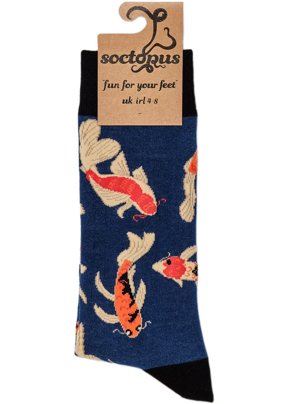 Soctopus Koi Carp Socks Blue