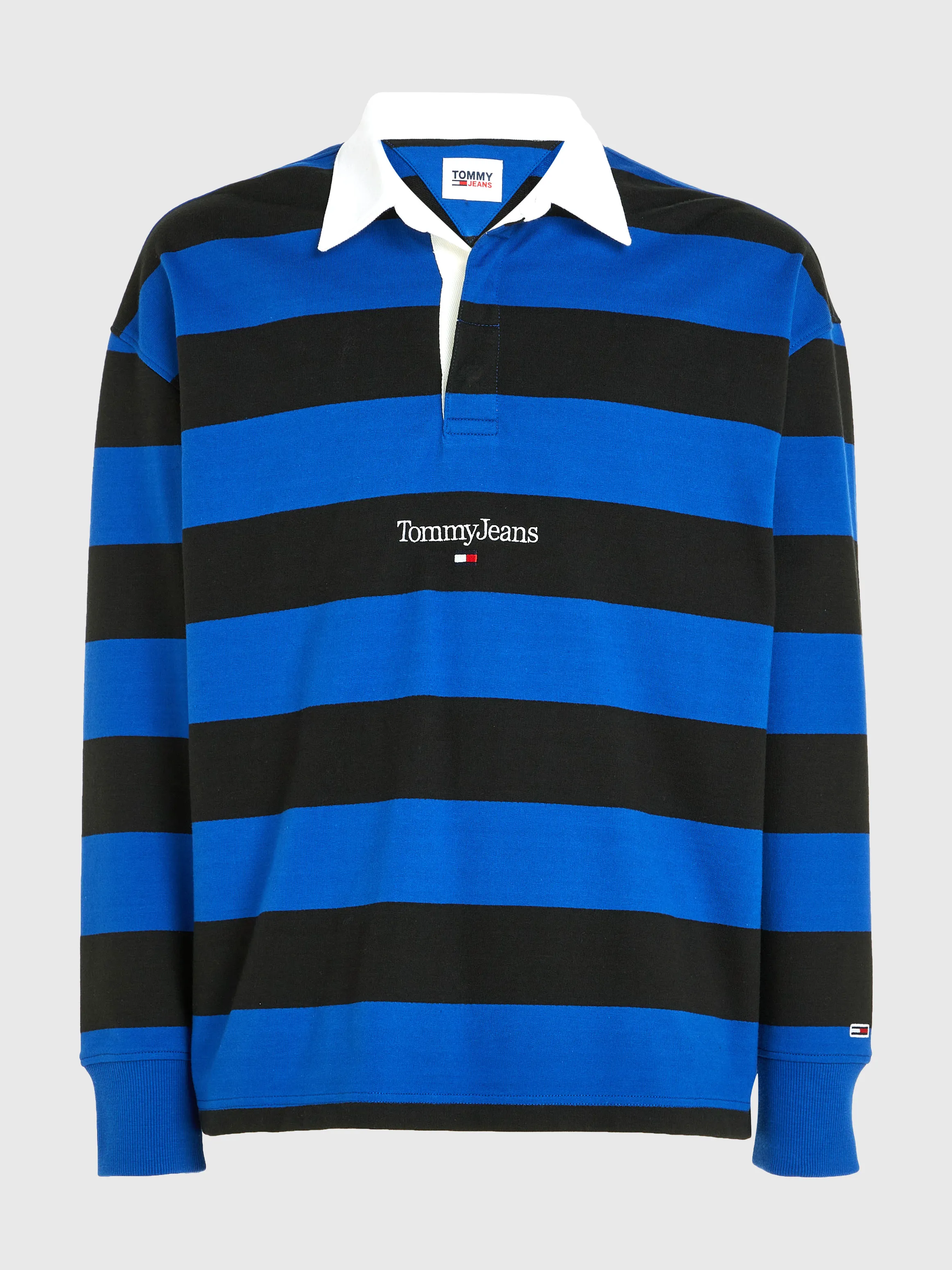 Stripe Relaxed Fit Rugby Shirt | Sweatshirts & Hoodies | Tommy Jeans