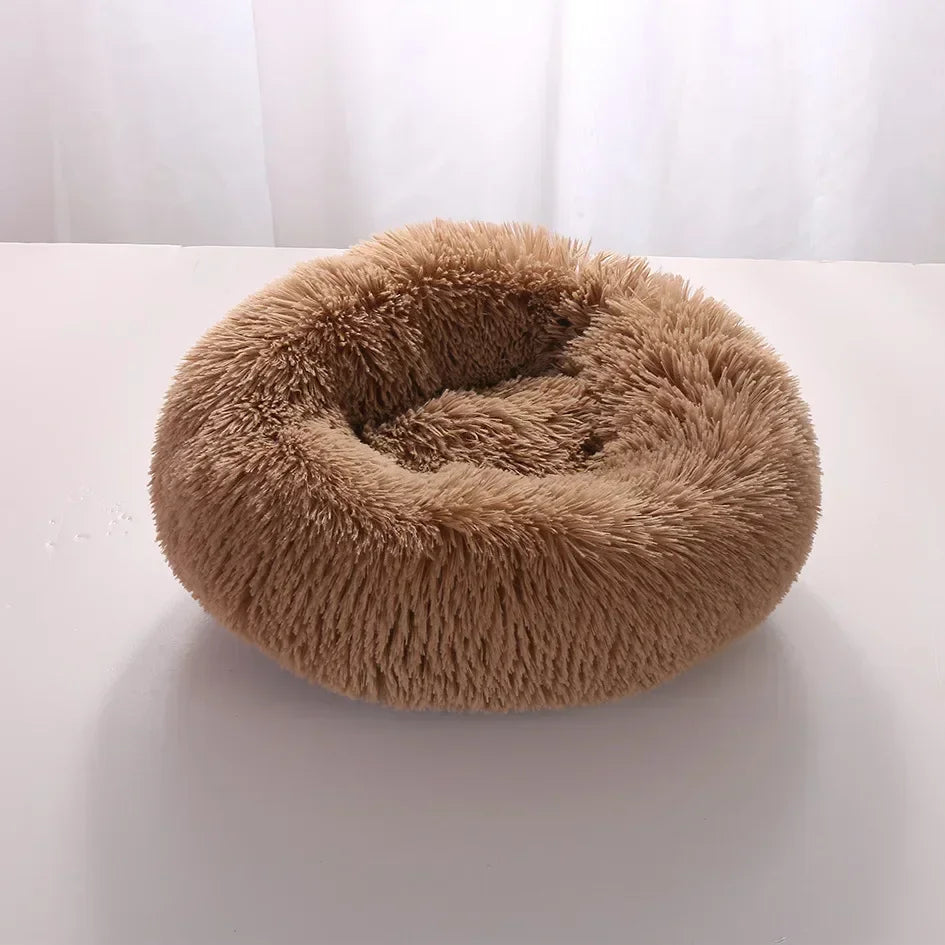 Super Soft Dog Bed Plush Cat Mat Dog Beds For Large Dogs Bed Labradors House Round Cushion Pet Product Accessories