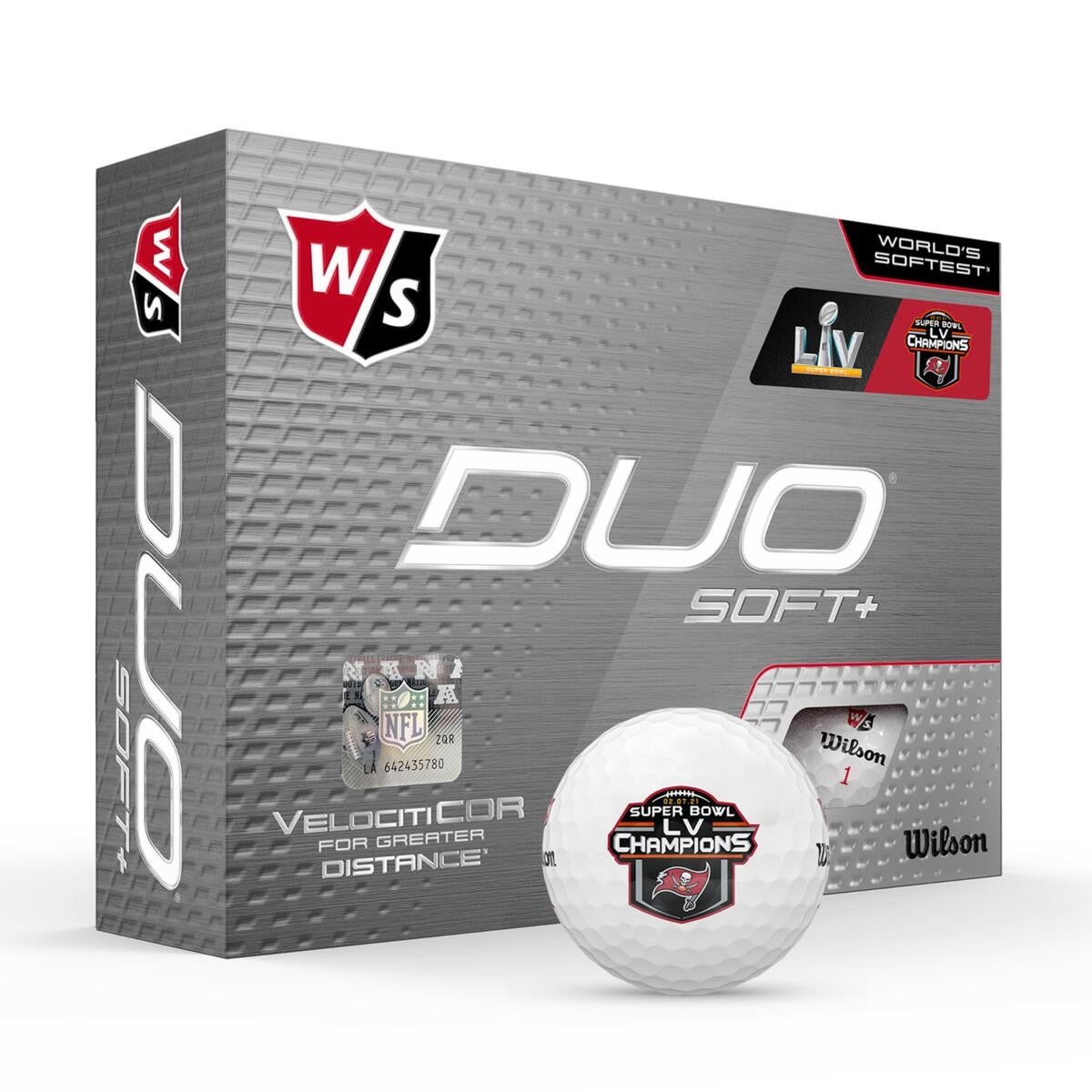 Tampa Bay Buccaneers - DUO Soft+ Super Bowl Championship Golf Balls (12-pack)