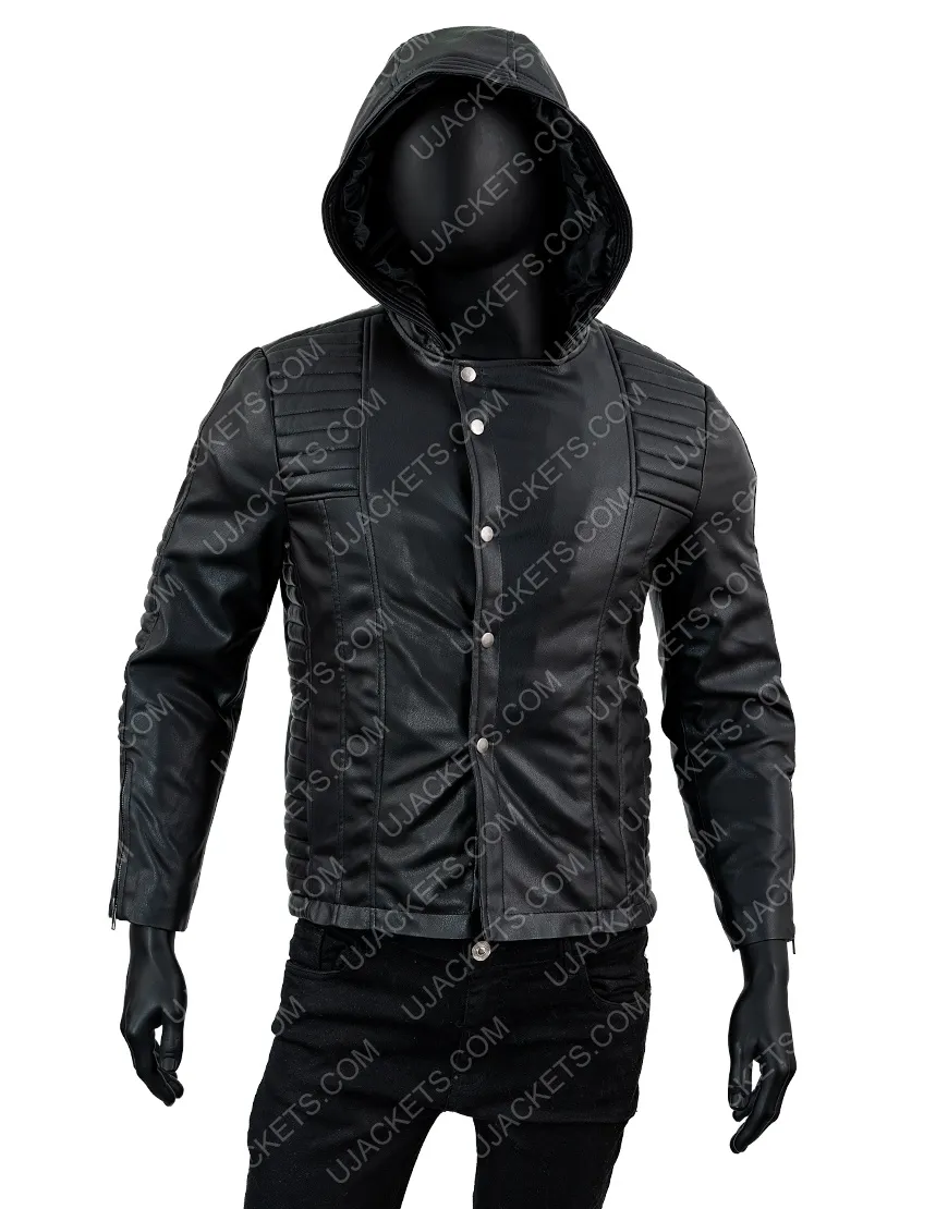 The Mortal Instruments Jace Hoodie Jacket - Jamie Campbell Black Jacket