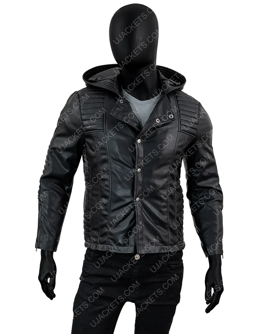 The Mortal Instruments Jace Hoodie Jacket - Jamie Campbell Black Jacket