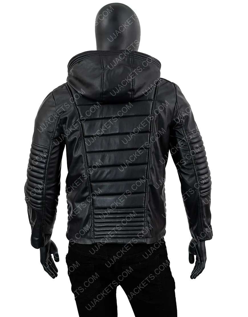 The Mortal Instruments Jace Hoodie Jacket - Jamie Campbell Black Jacket