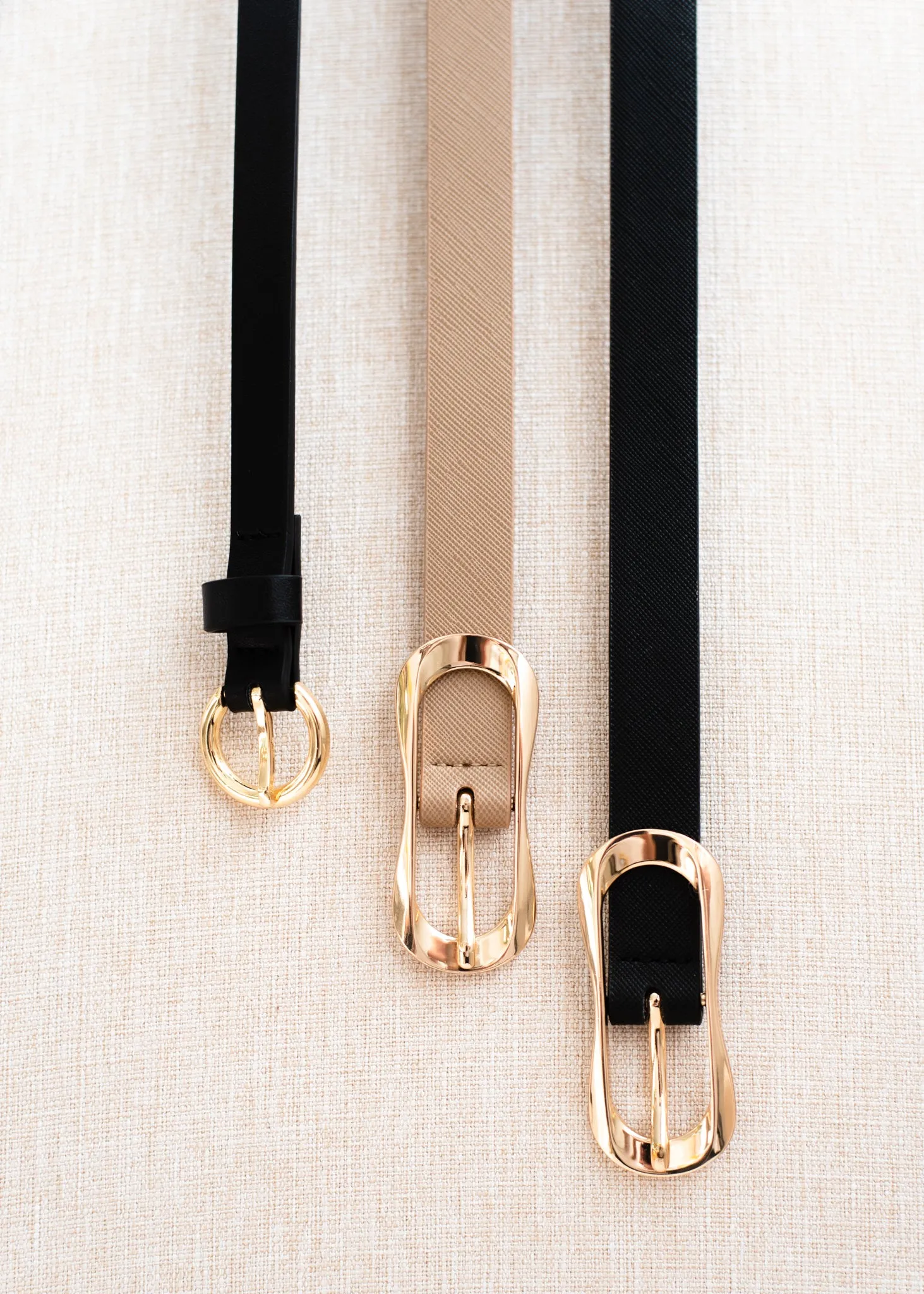 The Saskia Round Buckle Belt