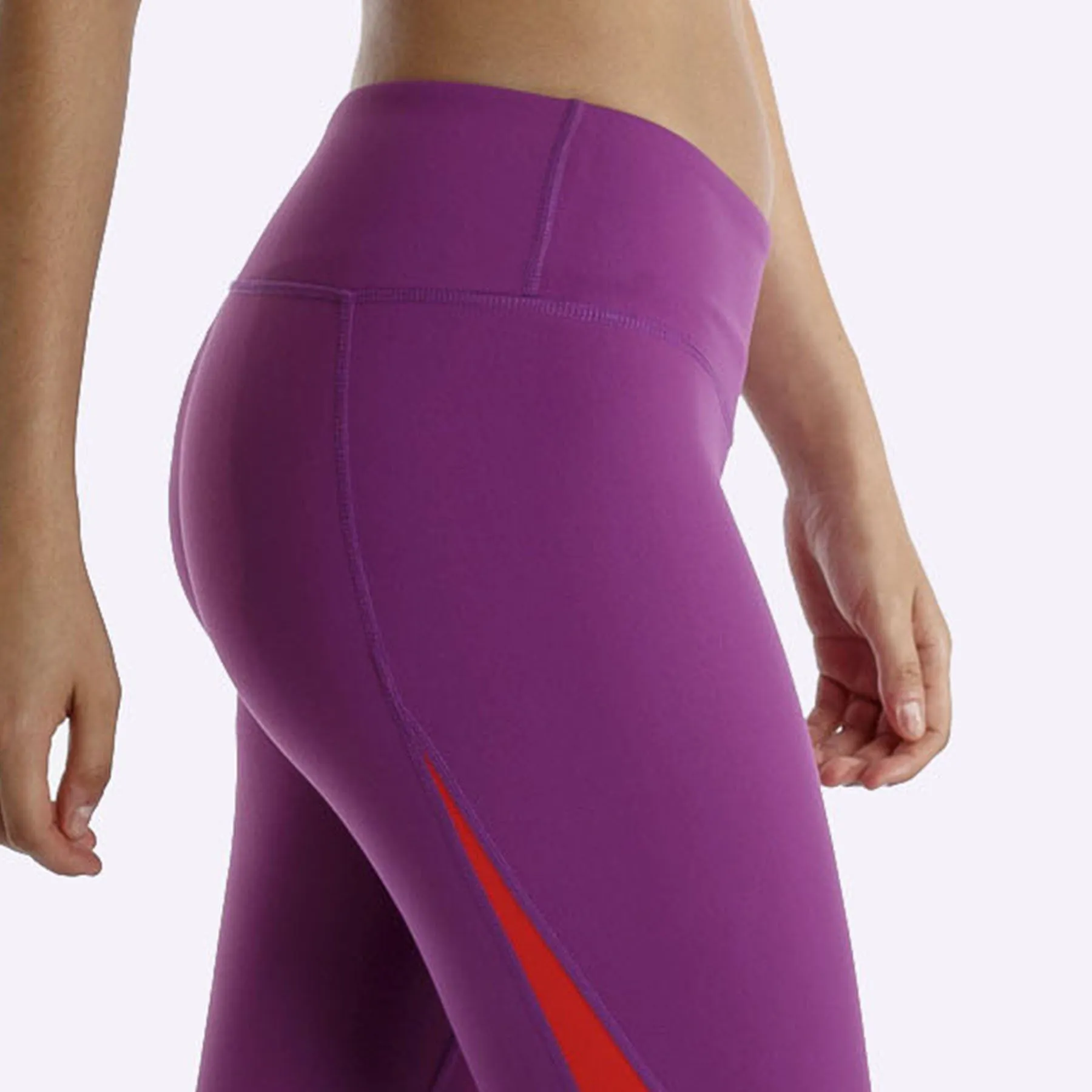 The WOD Life - Women's Rebalance Tights - Ultra Violet/Poppy Red