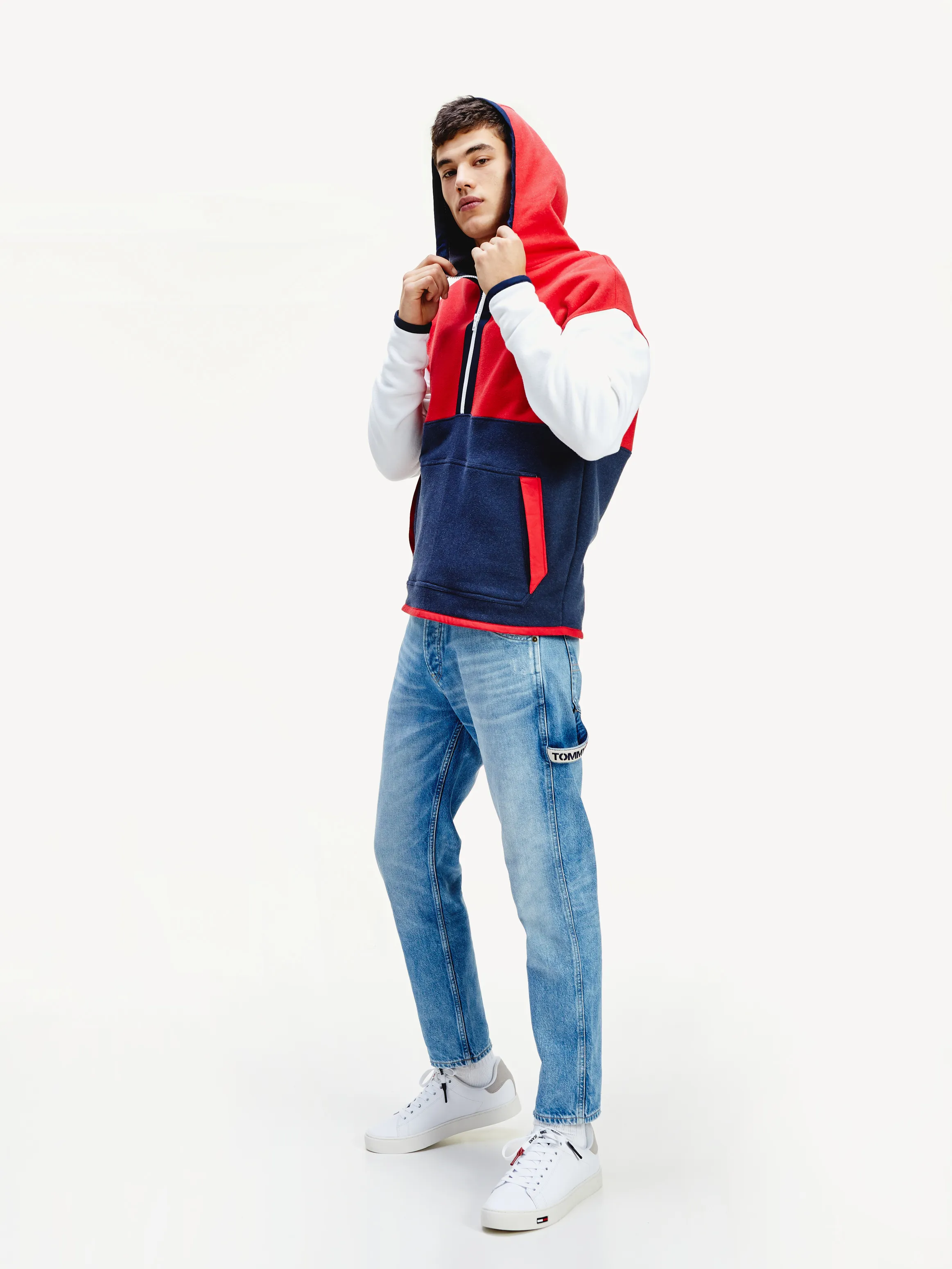 Tommy Badge Colour-blocked Zip Hoodie | Sweatshirts & Hoodies | Tommy Hilfiger