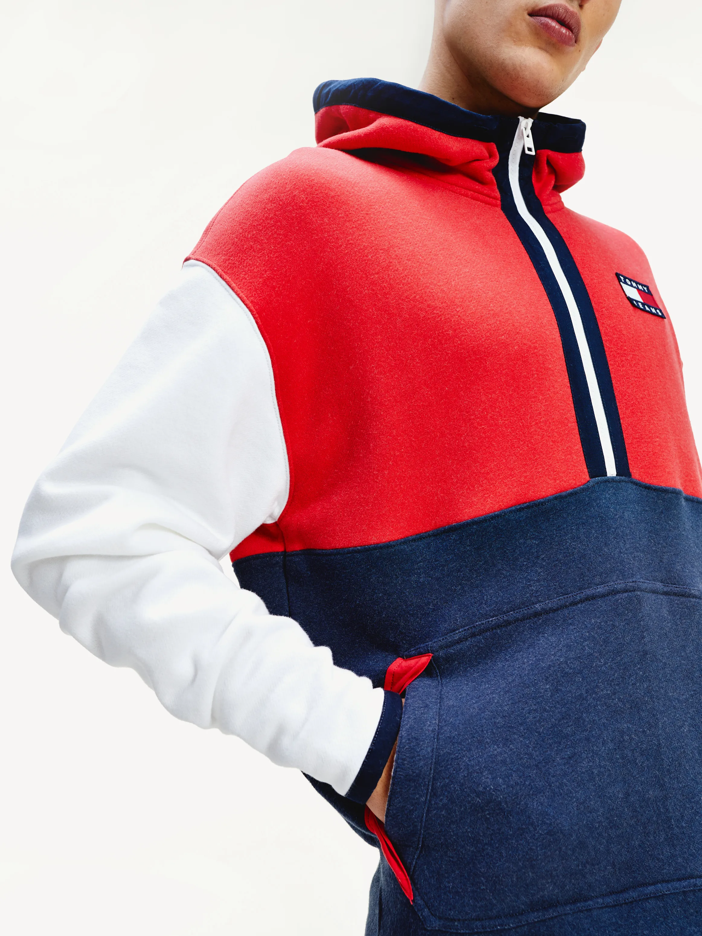 Tommy Badge Colour-blocked Zip Hoodie | Sweatshirts & Hoodies | Tommy Hilfiger