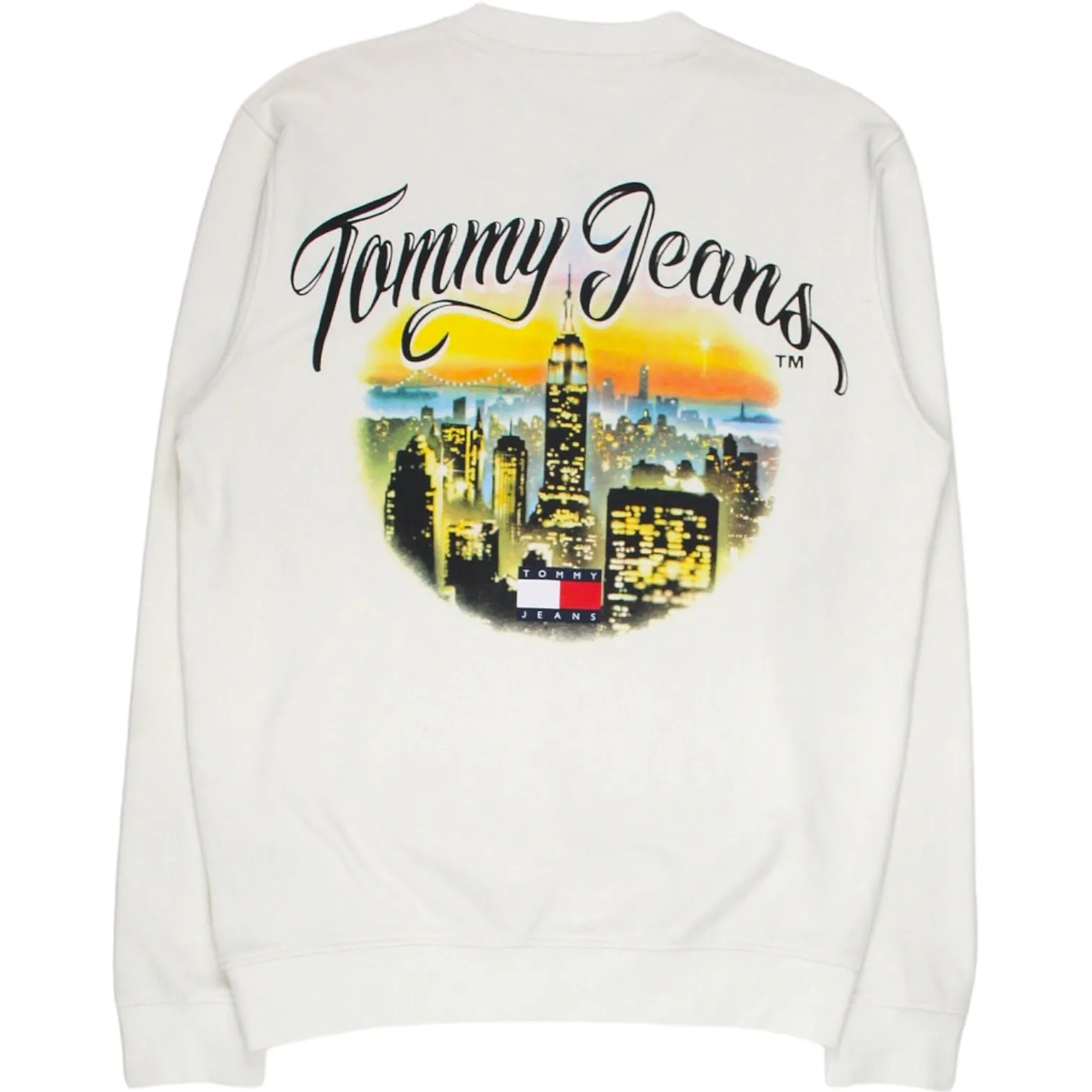 Tommy Jeans Cream Vintage City Sweat Shirt