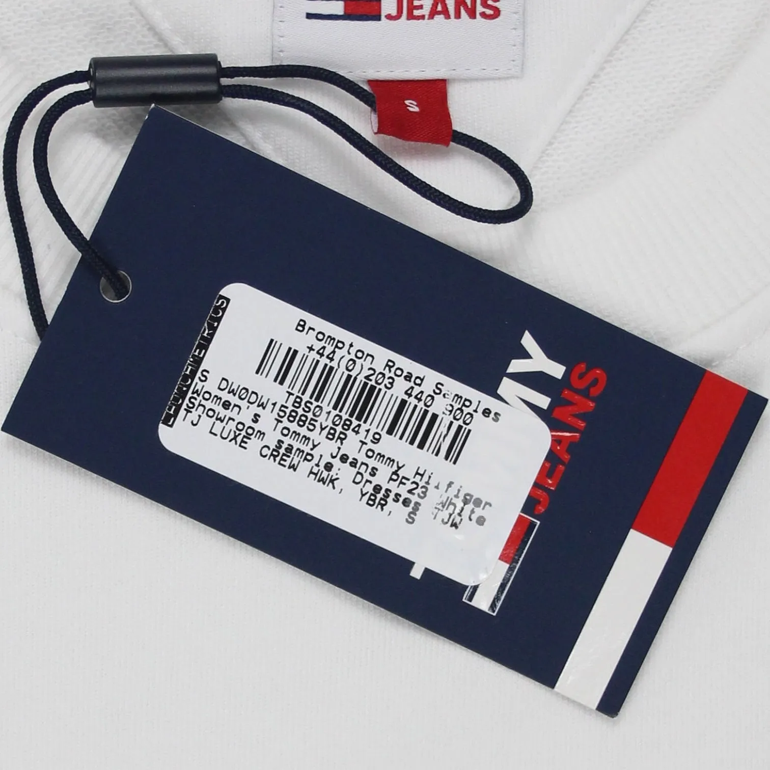 Tommy Jeans White Luxe Sweatshirt Dress