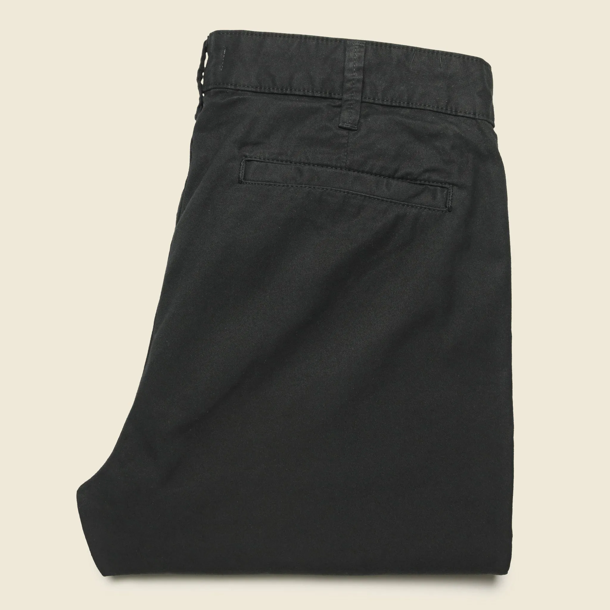 Twill Standard Chino - Black