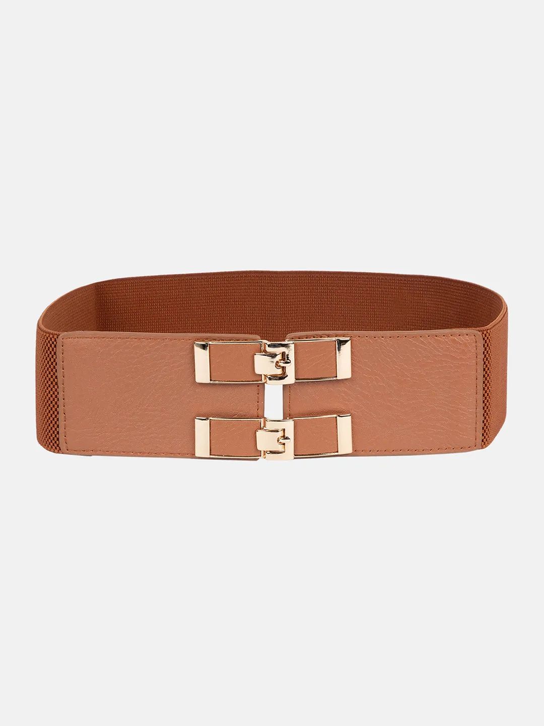 Twin Buckle Stretch Broad Belt