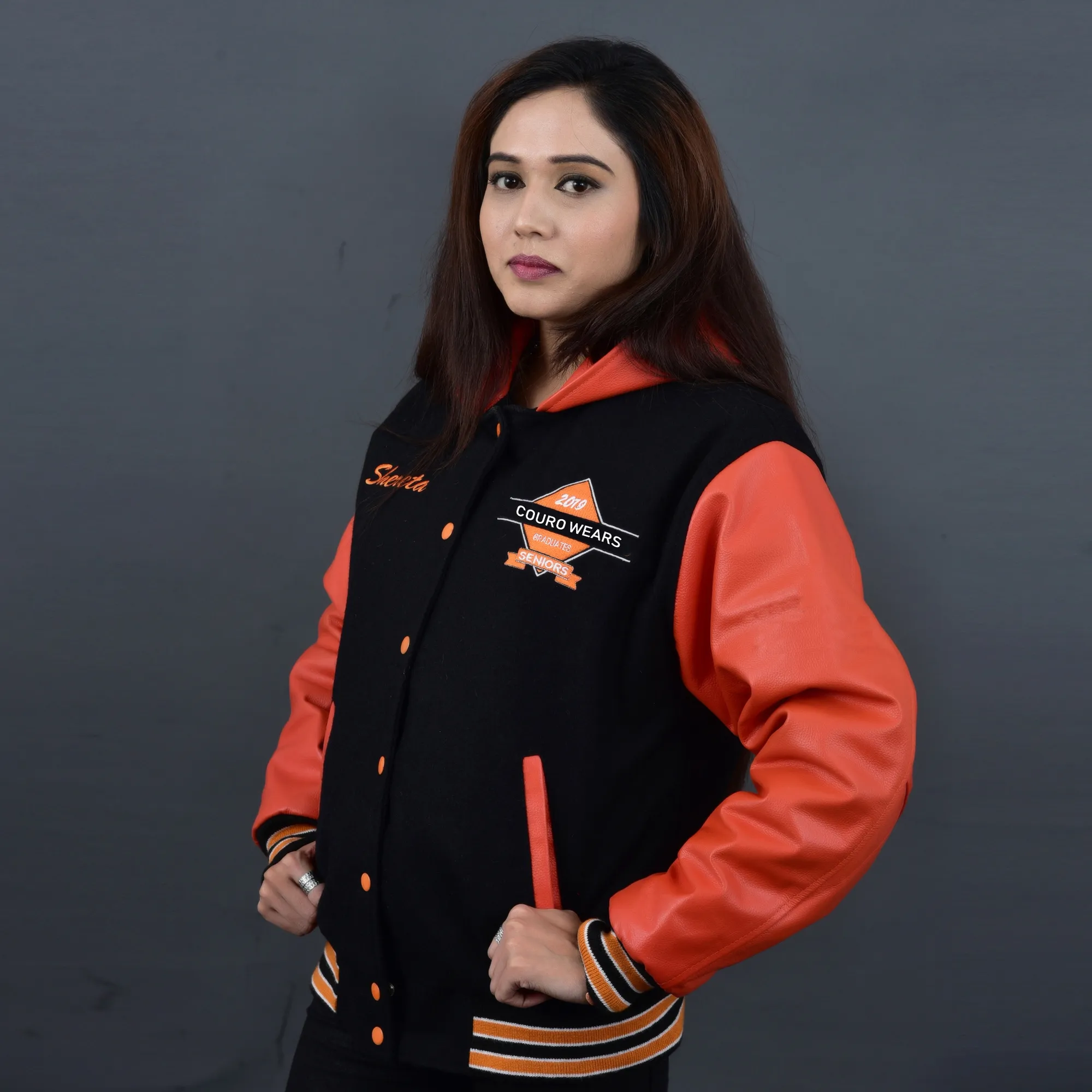 Varsity Jacket Hooded - Couro Wears